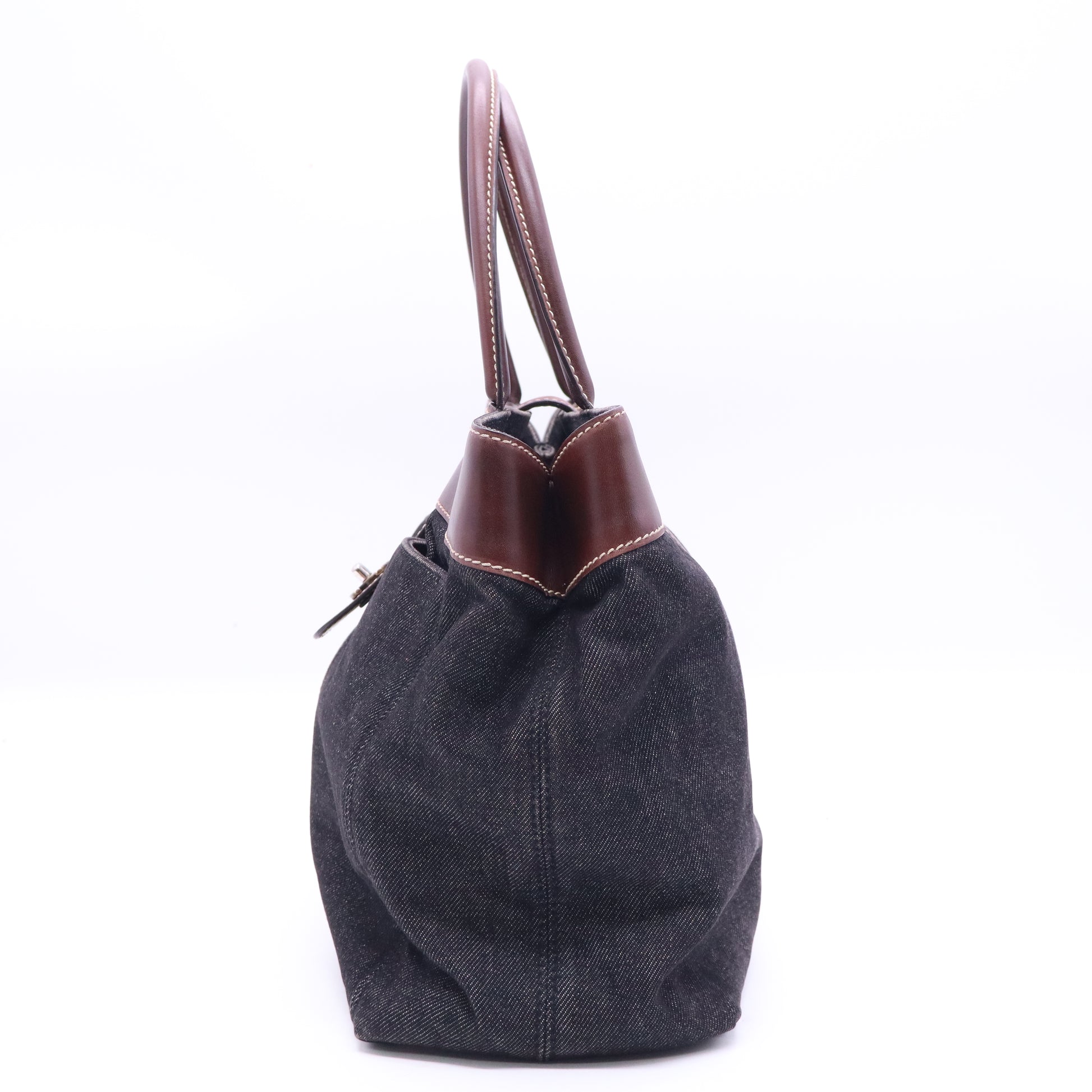 Chanel Denim CC Tote Bag Twins B21458