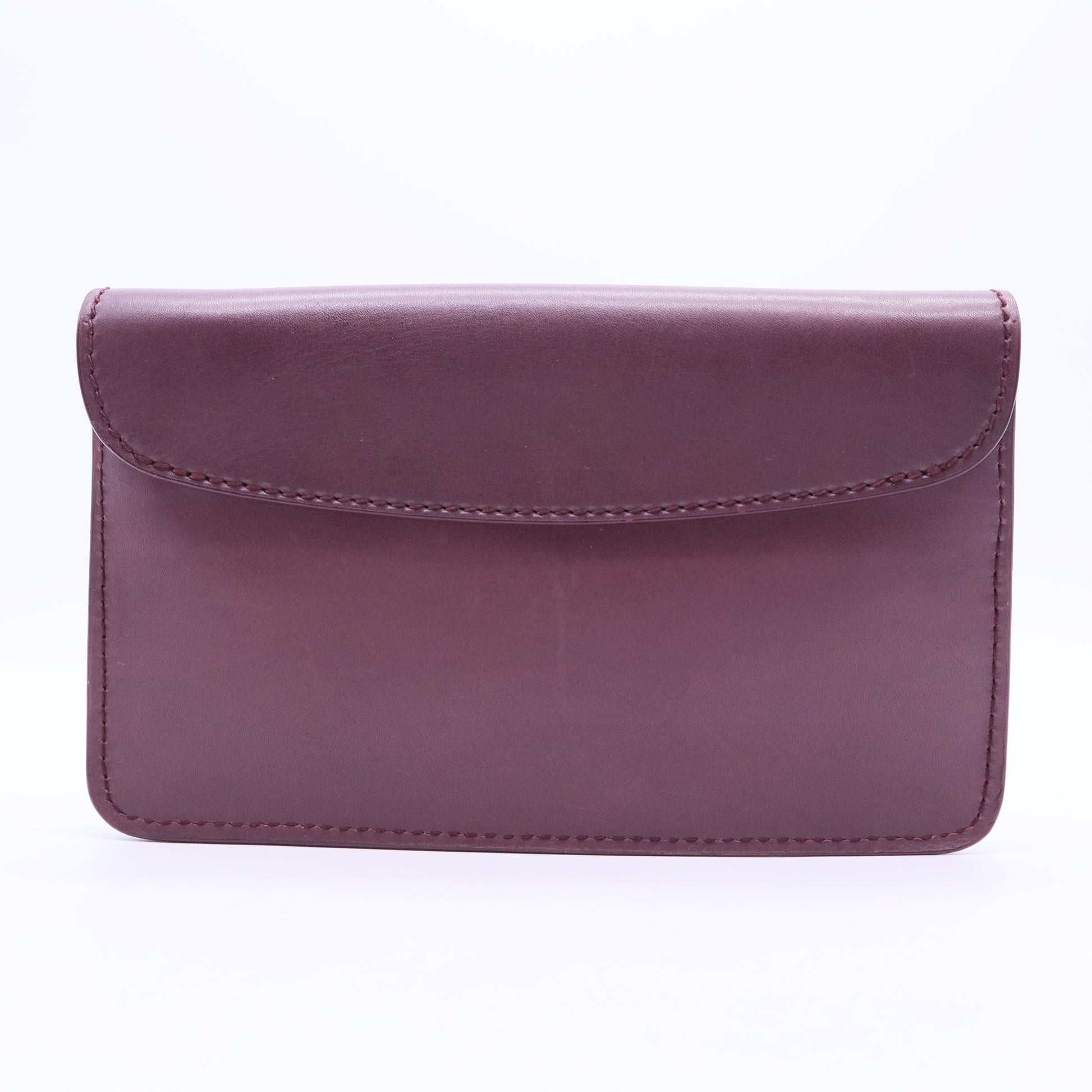 Burgundy Intrecciato Leather  Bag-W20060