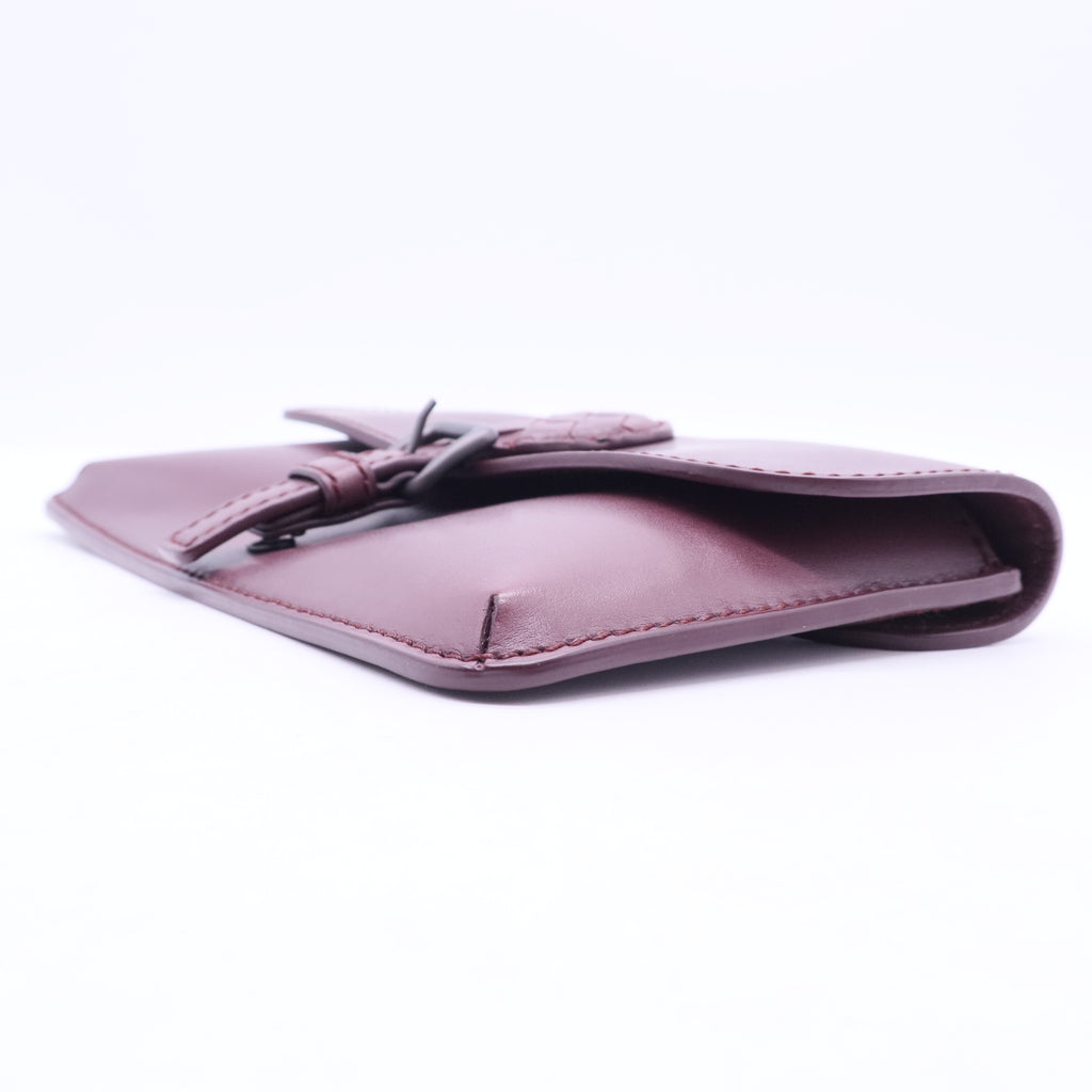 Burgundy Intrecciato Leather  Bag-W20060