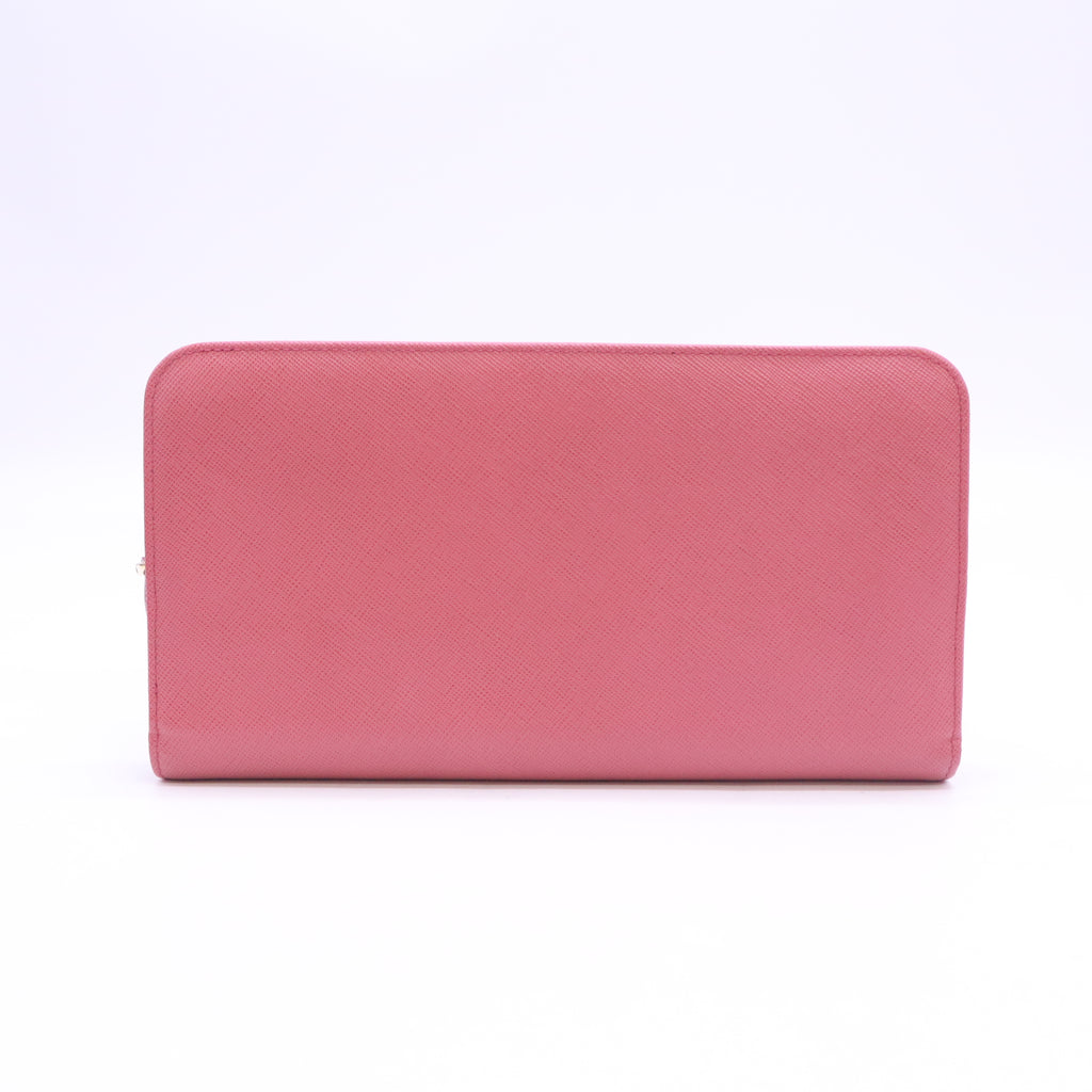 Saffiano Lux Leather Continental Wallet W23450