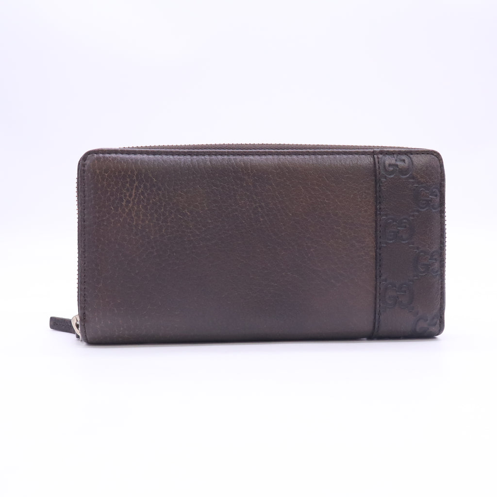 Gucci Mistral GG Signature Leather Zip-Around Wallet W23513