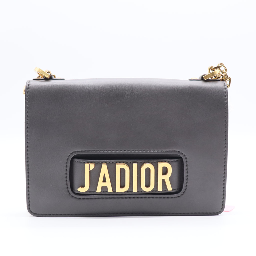 Special Edition Choco Brown Calfskin Leather J'ADIOR Shoulder Bag twins J2547