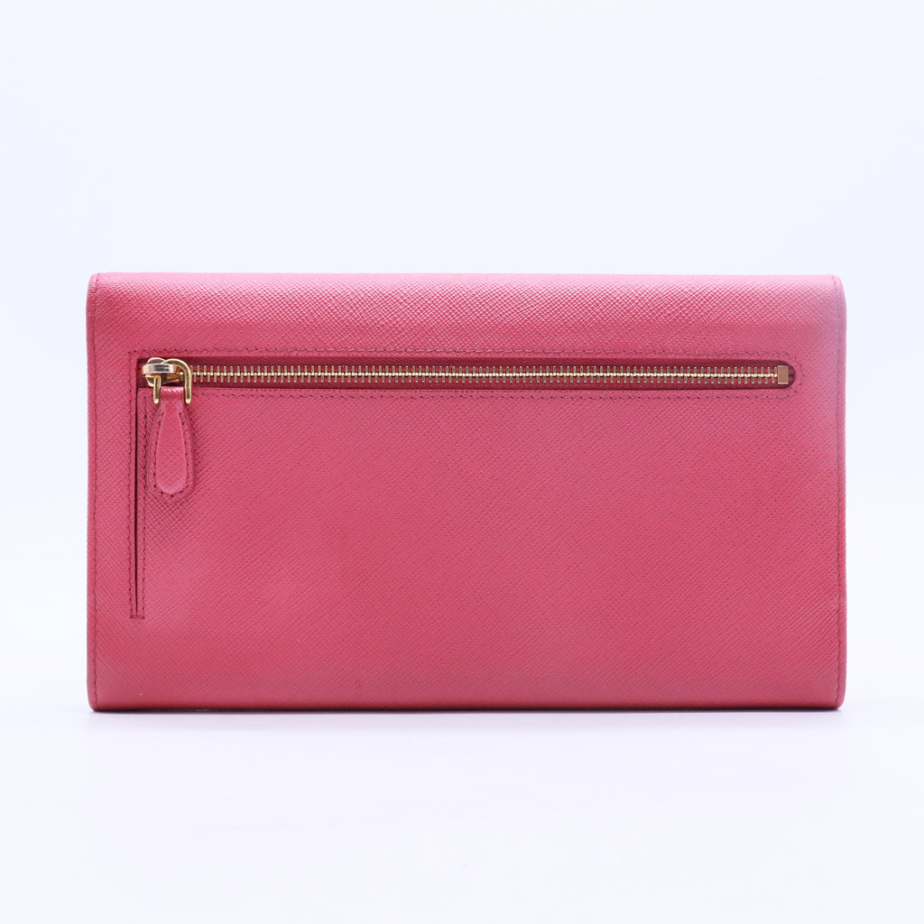 1MT440 Women's Saffiano Metal Chain/Shoulder Wallet