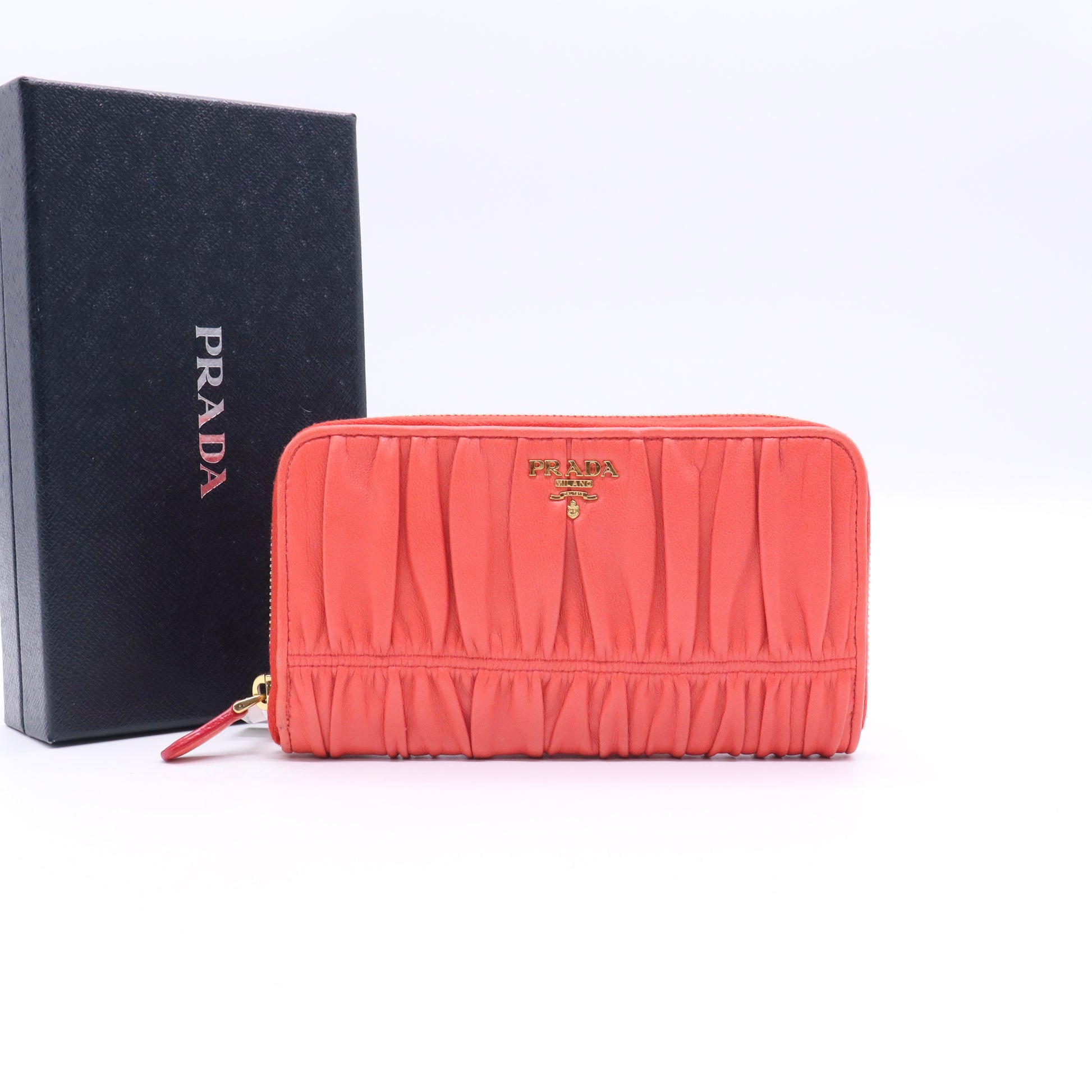 Nappa Gaufre Zip Around Wallet Twins LDJ3341