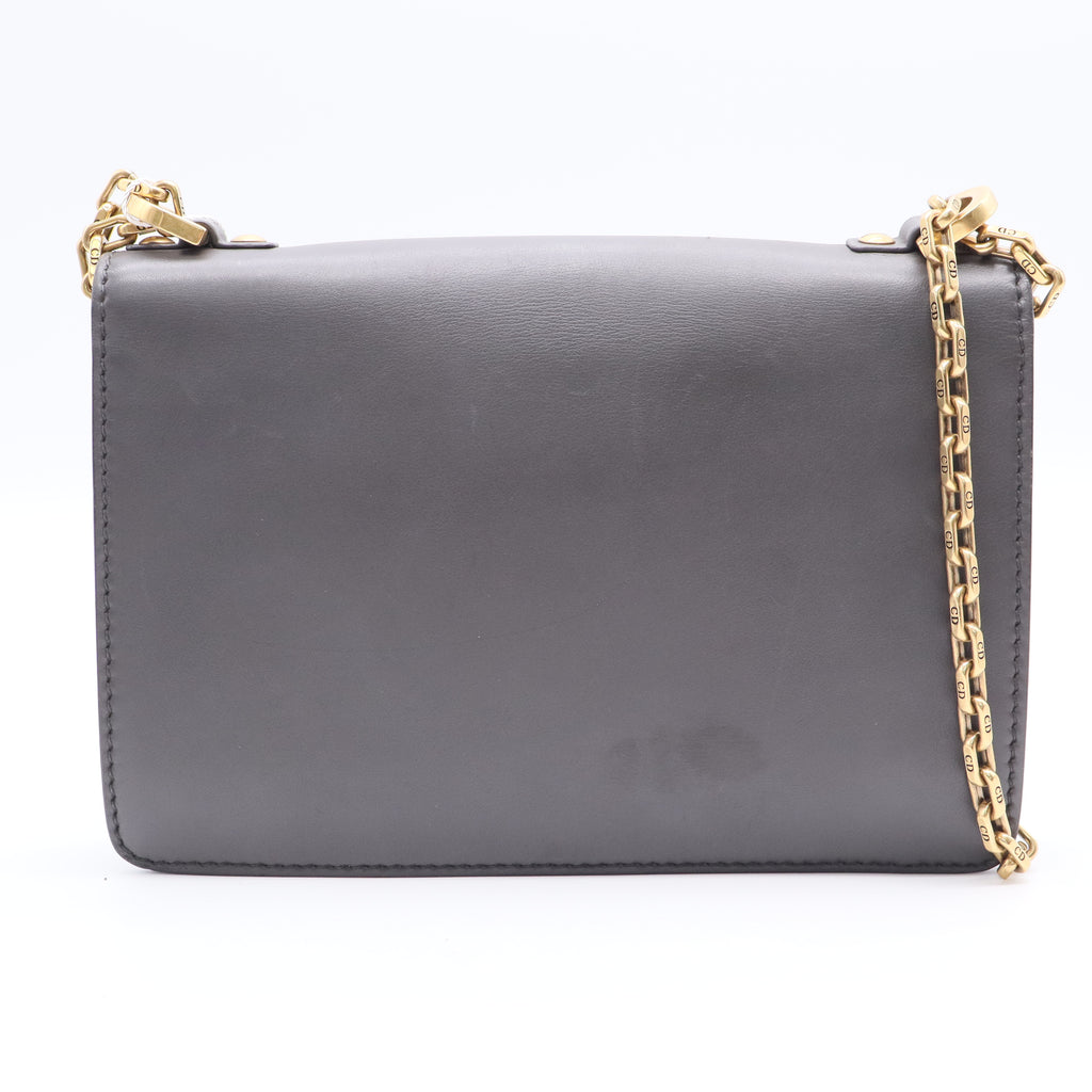 Special Edition Choco Brown Calfskin Leather J'ADIOR Shoulder Bag twins J2547