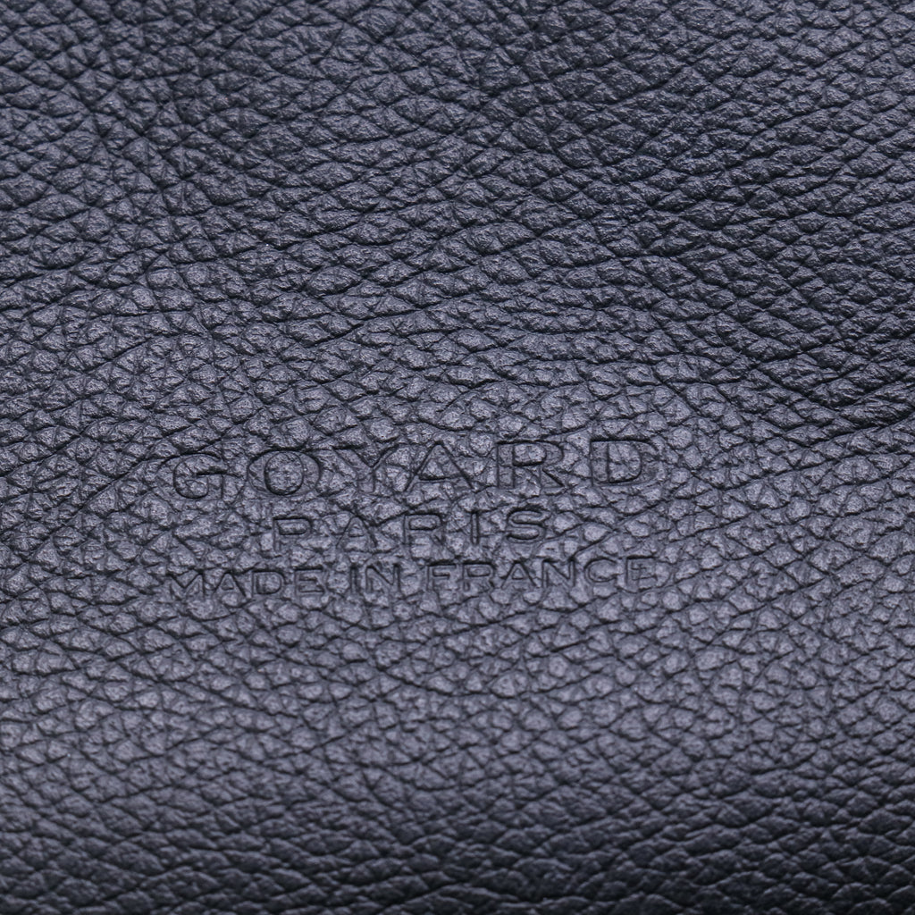 Goyard Black Chevron Print Coated Canvas Saint-Leger Bag twins LDJ3904