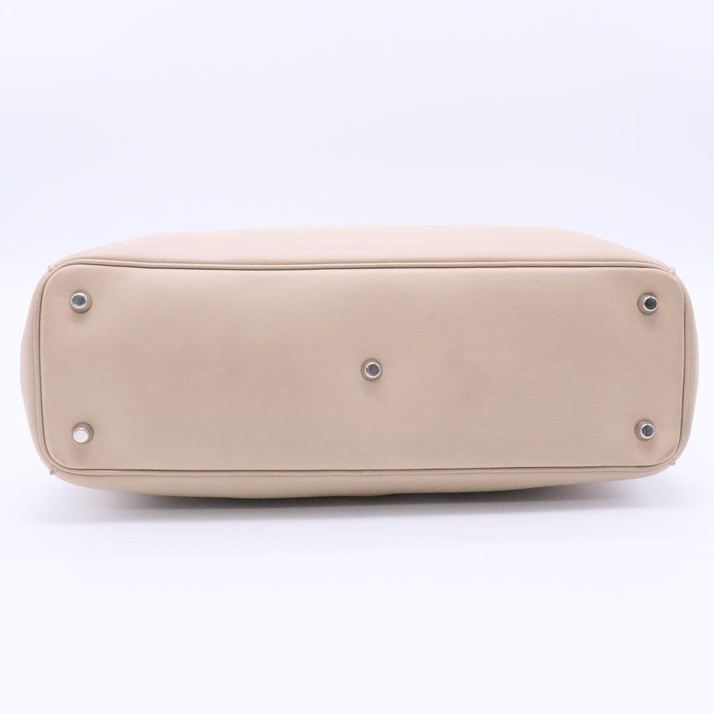 Beige Leather Large Diorissimo Tote Bag twins