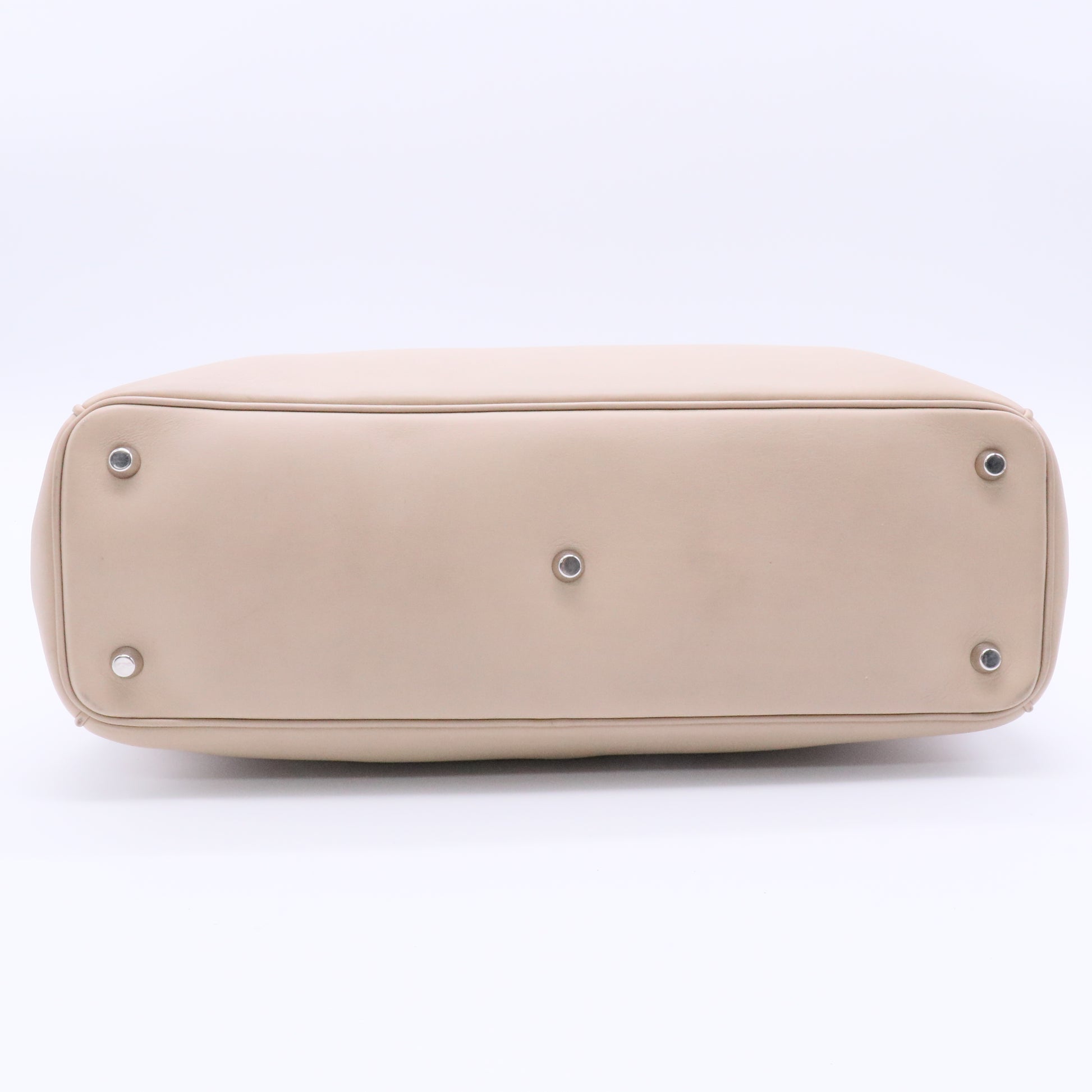 Beige Leather Large Diorissimo Tote Bag twins