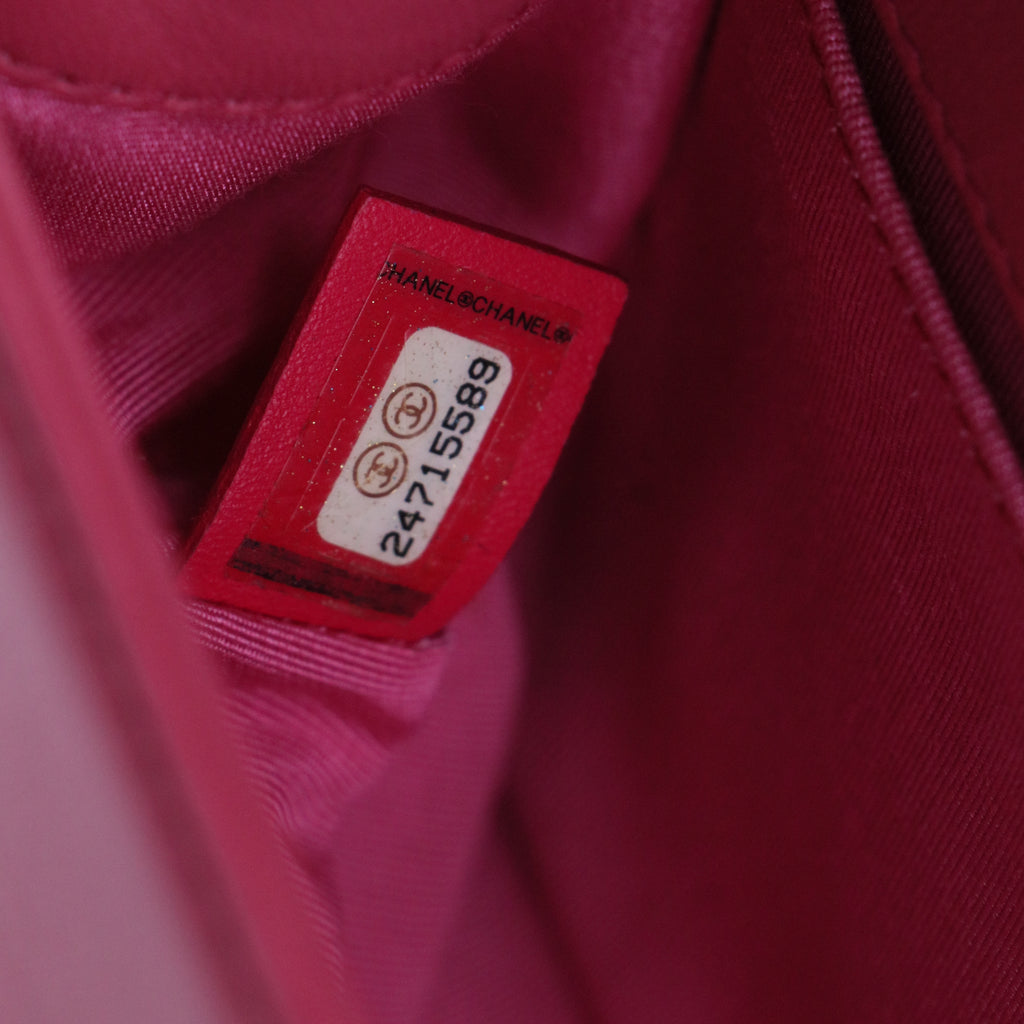 Boy Chanel Lambskin Shoulder Bag Pink B20090