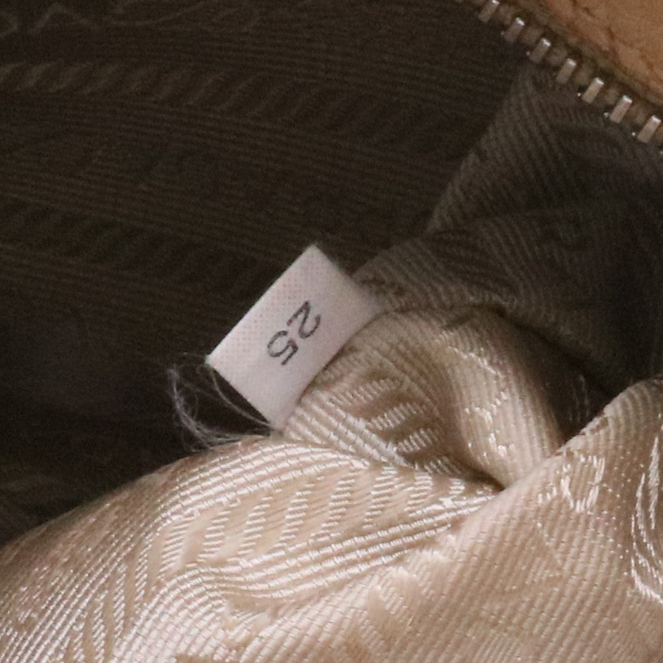 Vitello Daino Leather Top Handle Bag Twins