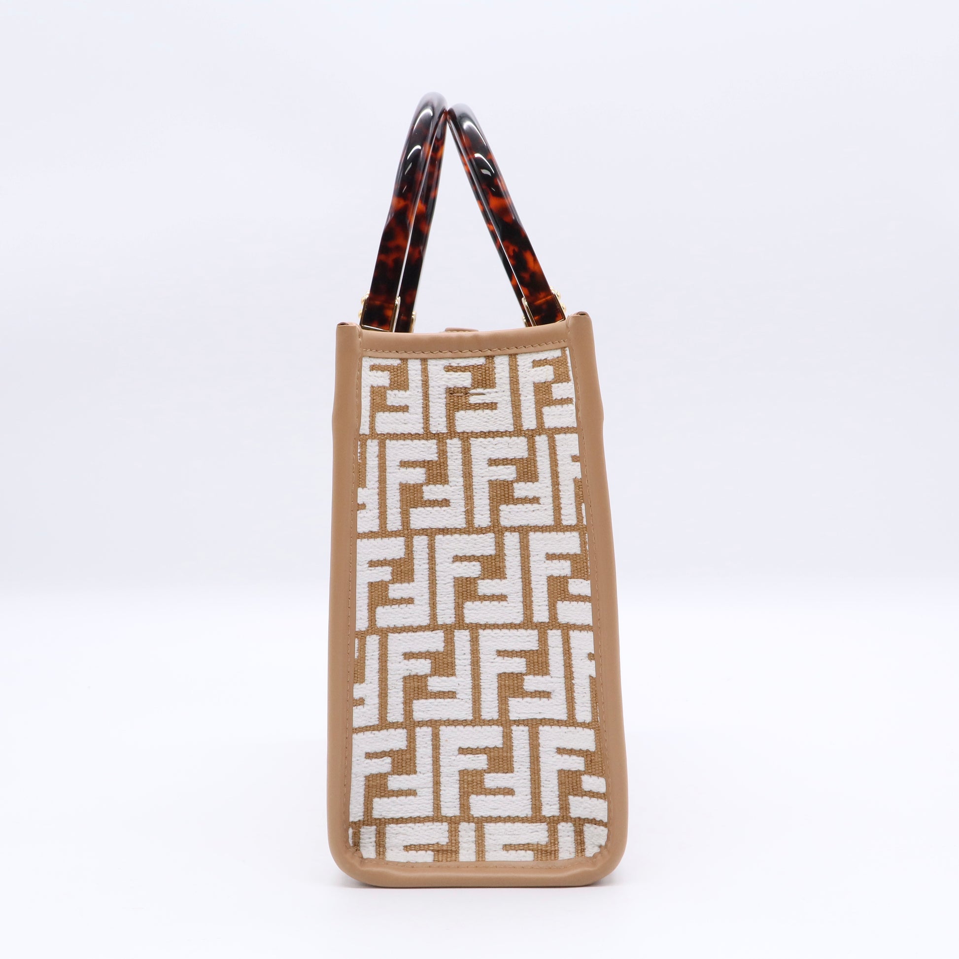 Sunshine Shopper Tote Zucca Embroidered Raffia Small Twins LDJ3334