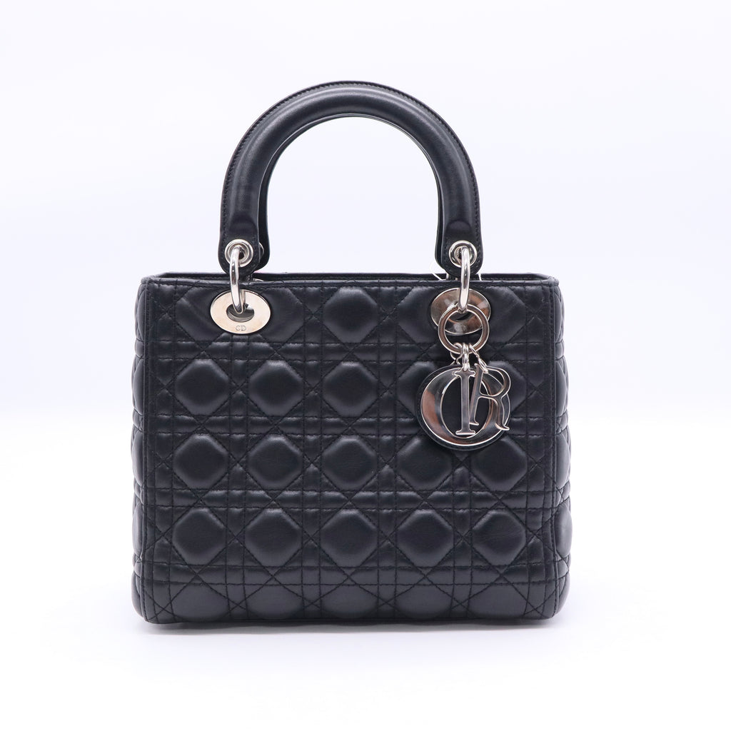 Lady Dior Bag Cannage Quilt Lambskin Medium Twins LDJ3333