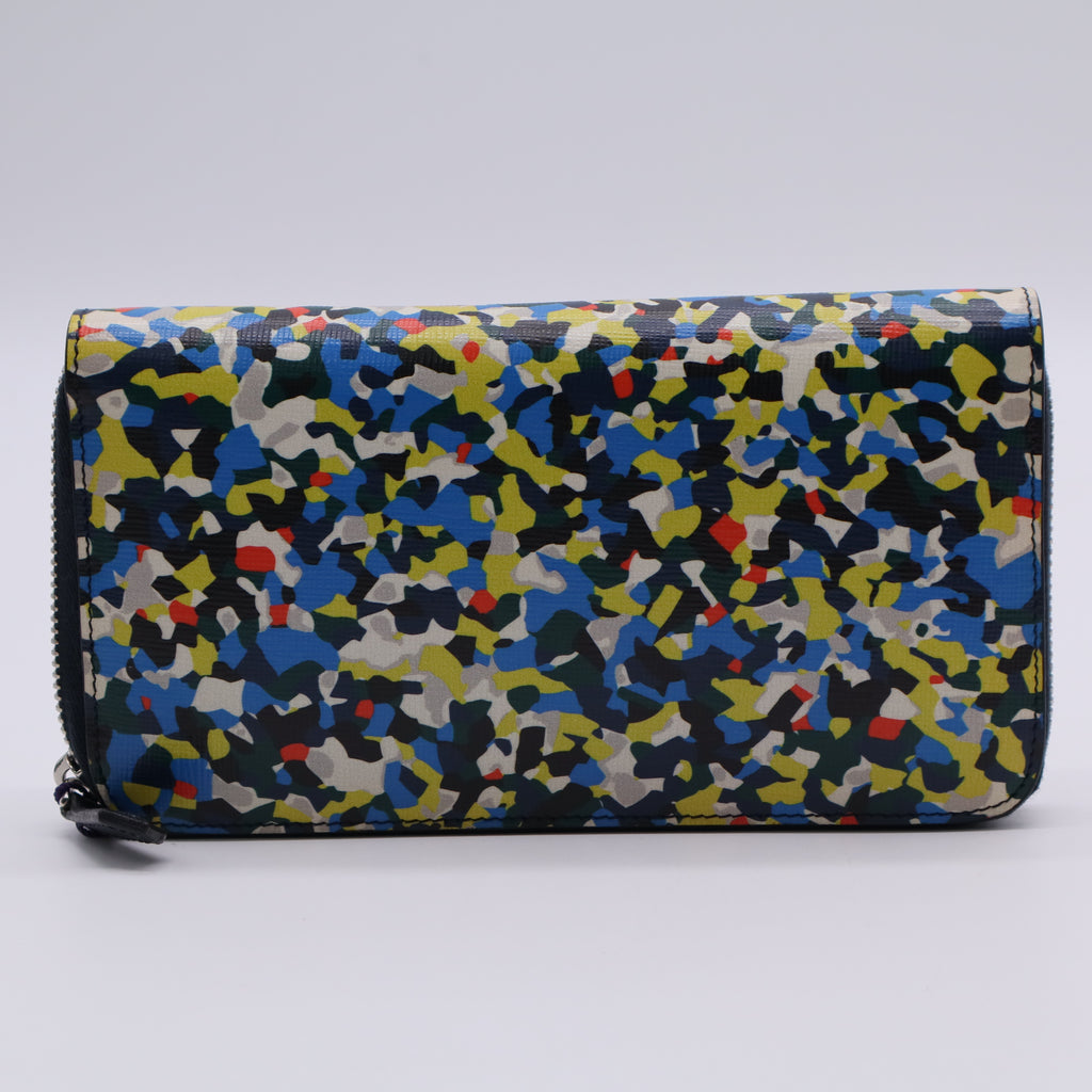 Fendi Monster Camouflage Zippy Long Wallet Twins