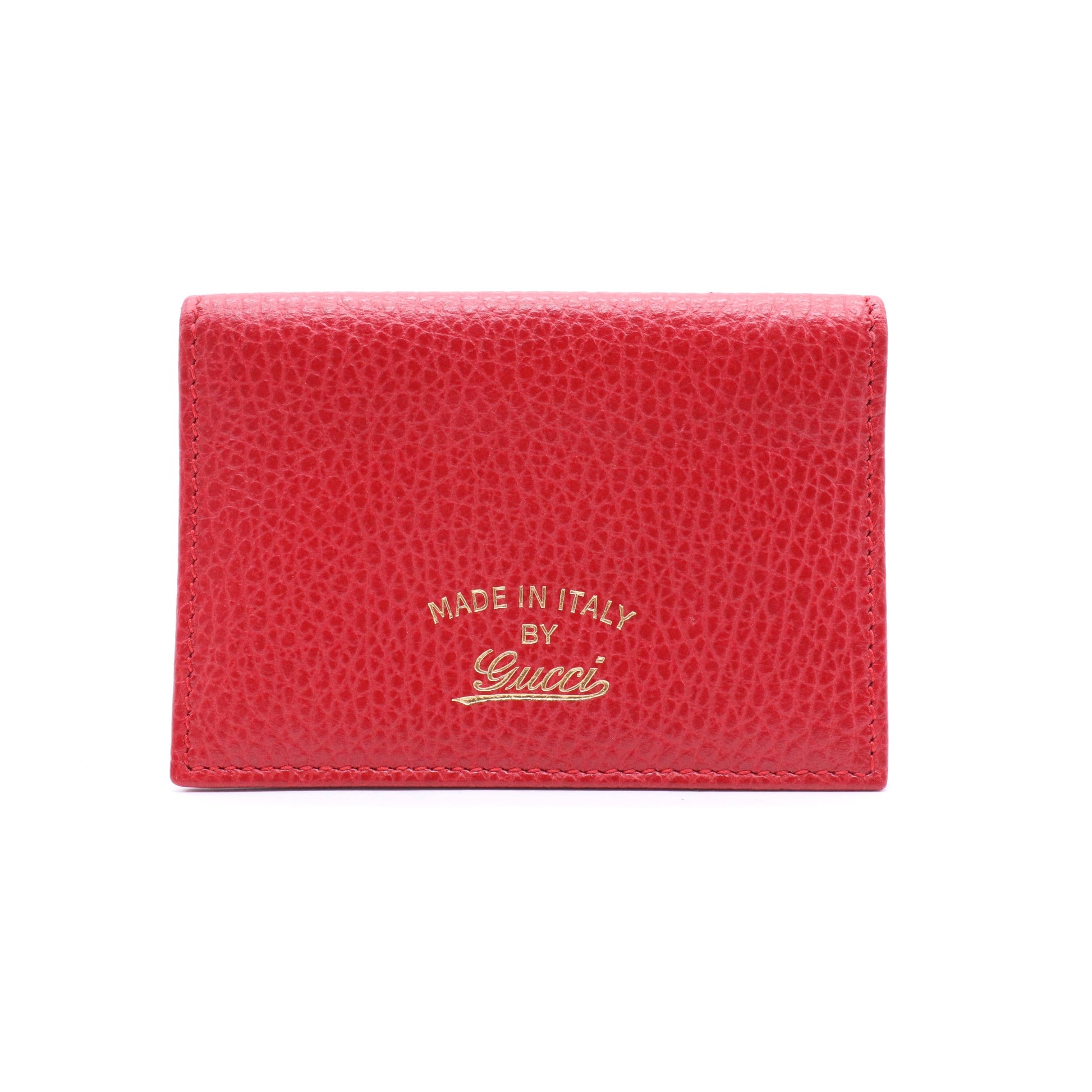 Dollar Calfskin Swing Train Pass Card Case Tabasco