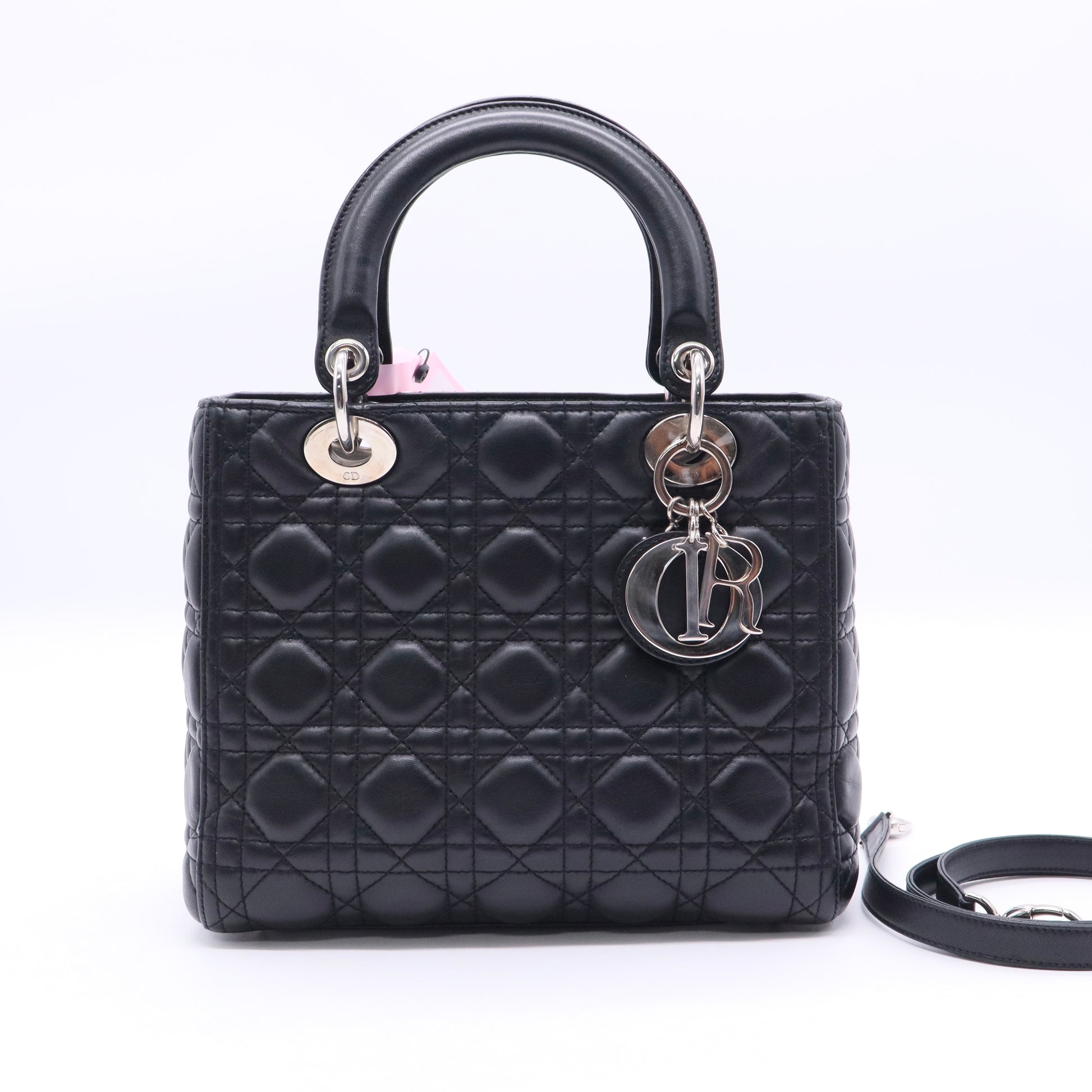 Lady Dior Bag Cannage Quilt Lambskin Medium Twins LDJ3333