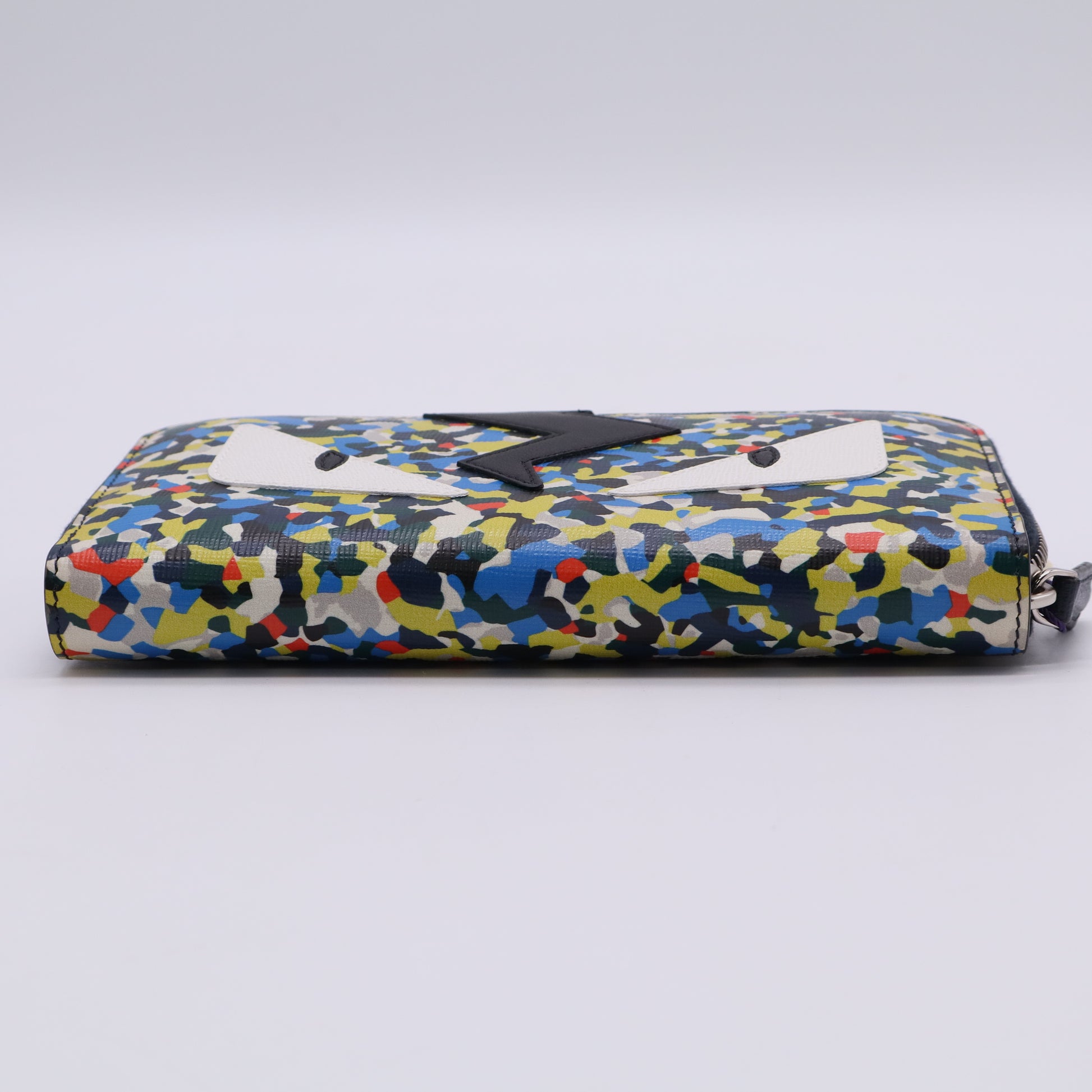 Fendi Monster Camouflage Zippy Long Wallet Twins