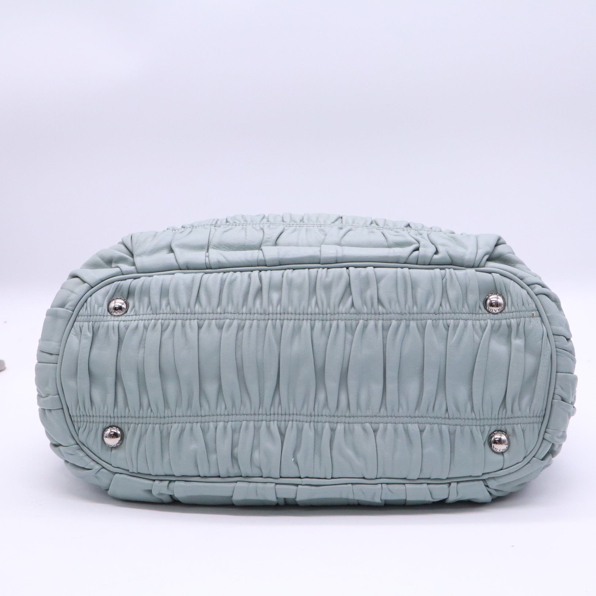 Gaufre Double Zip Convertible Tote Nappa Leather Large Twins B21286