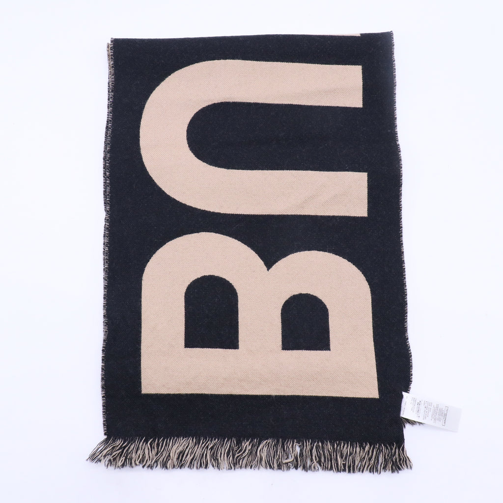 Large Logo Wool Scarf-W20094