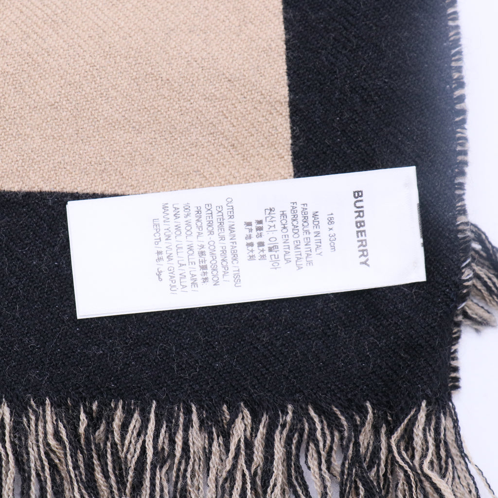 Large Logo Wool Scarf-W20094