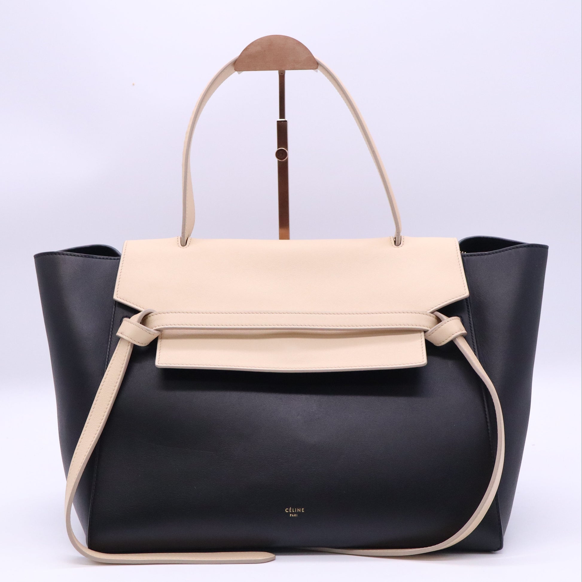 Belt Bag Textured Leather Mini Twins B21375