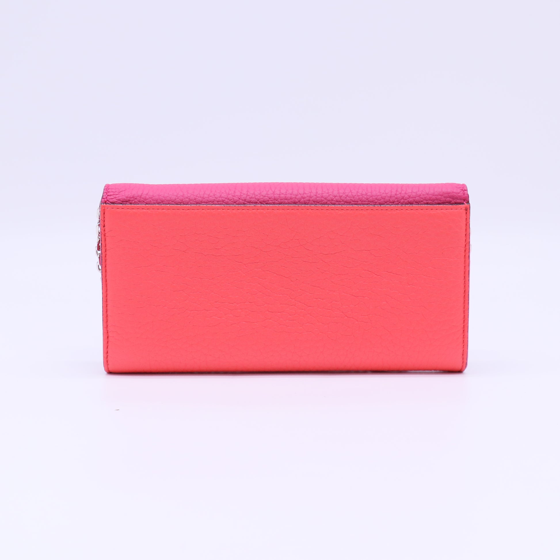 Christian Dior Pebbled Leather Diorissimo Rencontre Wallet on Chain B22951