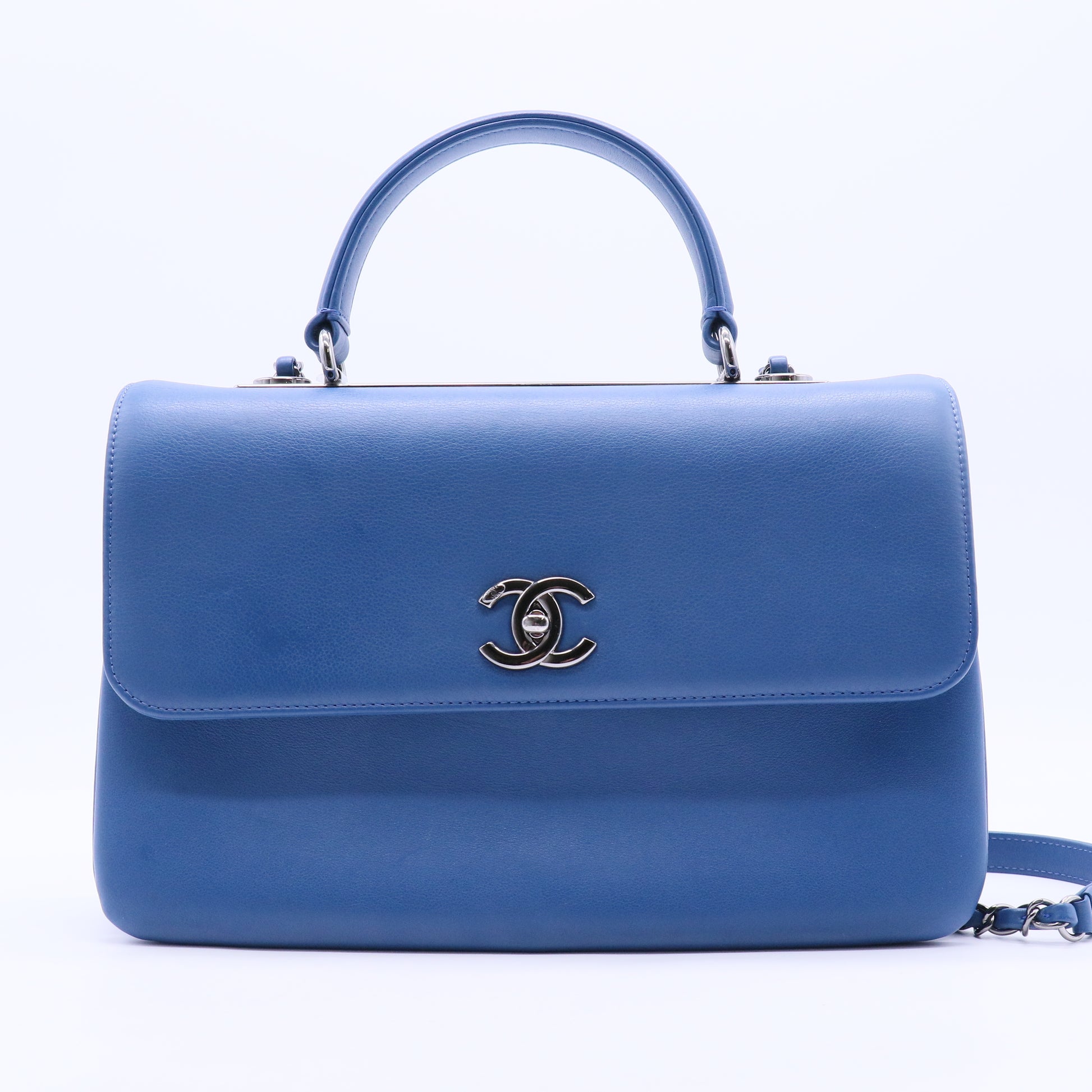 Trendy CC Top Handle Bag Calfskin  B20064