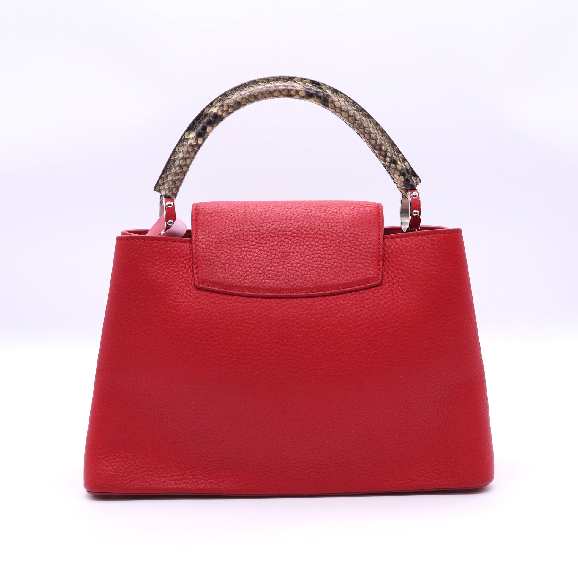 Capucines Bag Leather with Python PM Twins LDJ3330