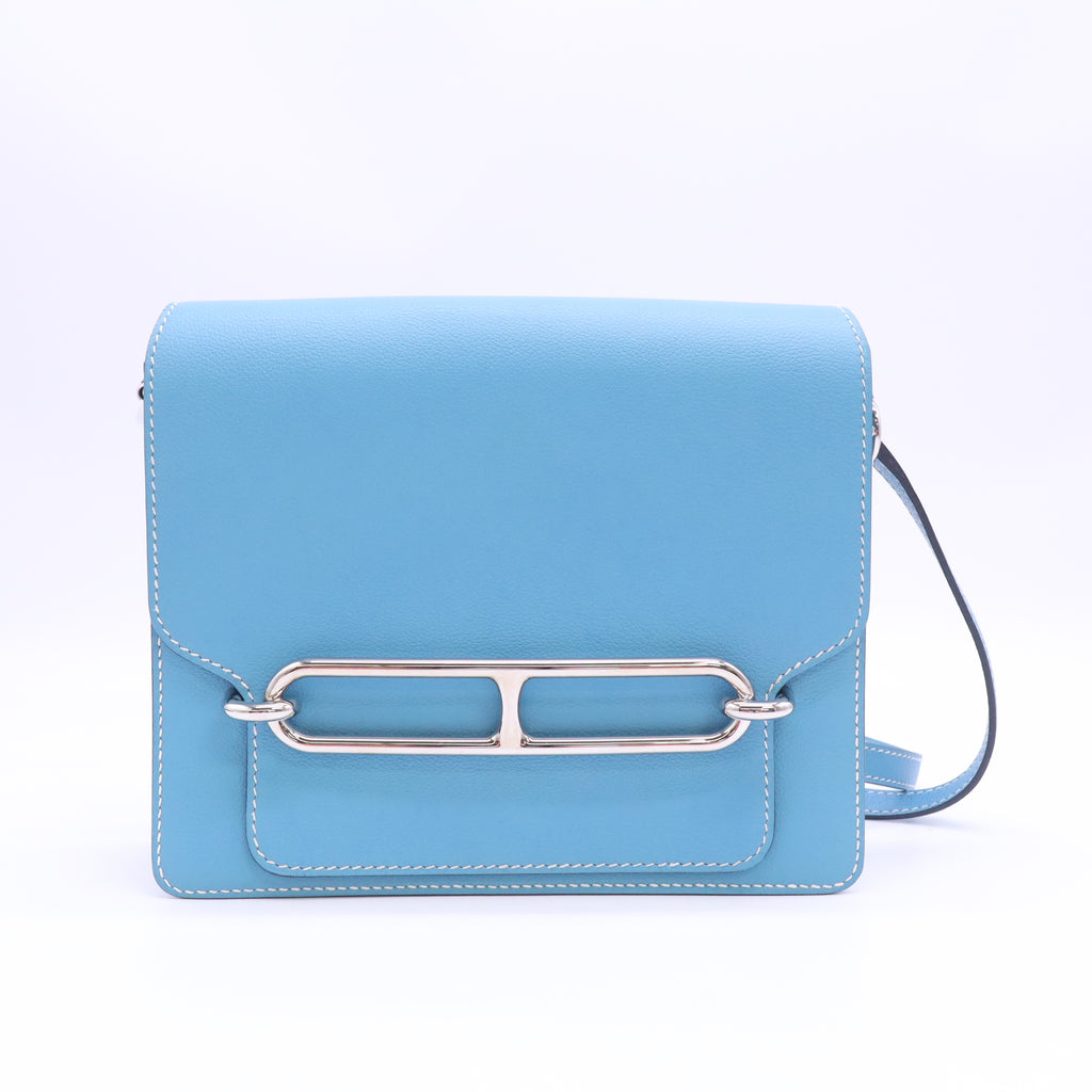 Hermes Evercolor Sac Roulis 23 Bleu Du Nord B24597