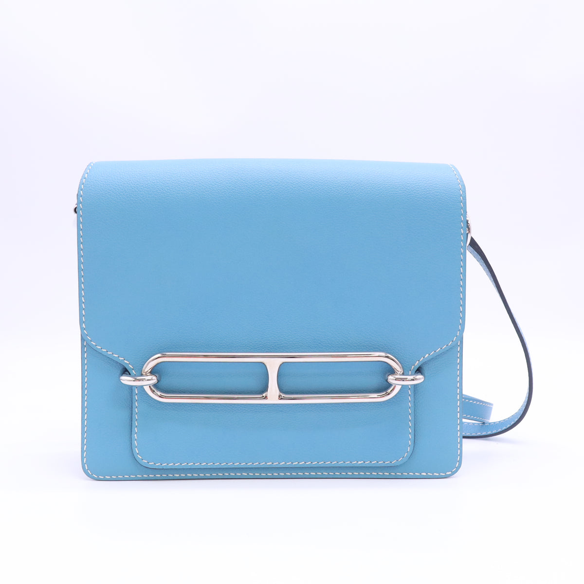 Hermes Evercolor Sac Roulis 23 Bleu Du Nord B24597