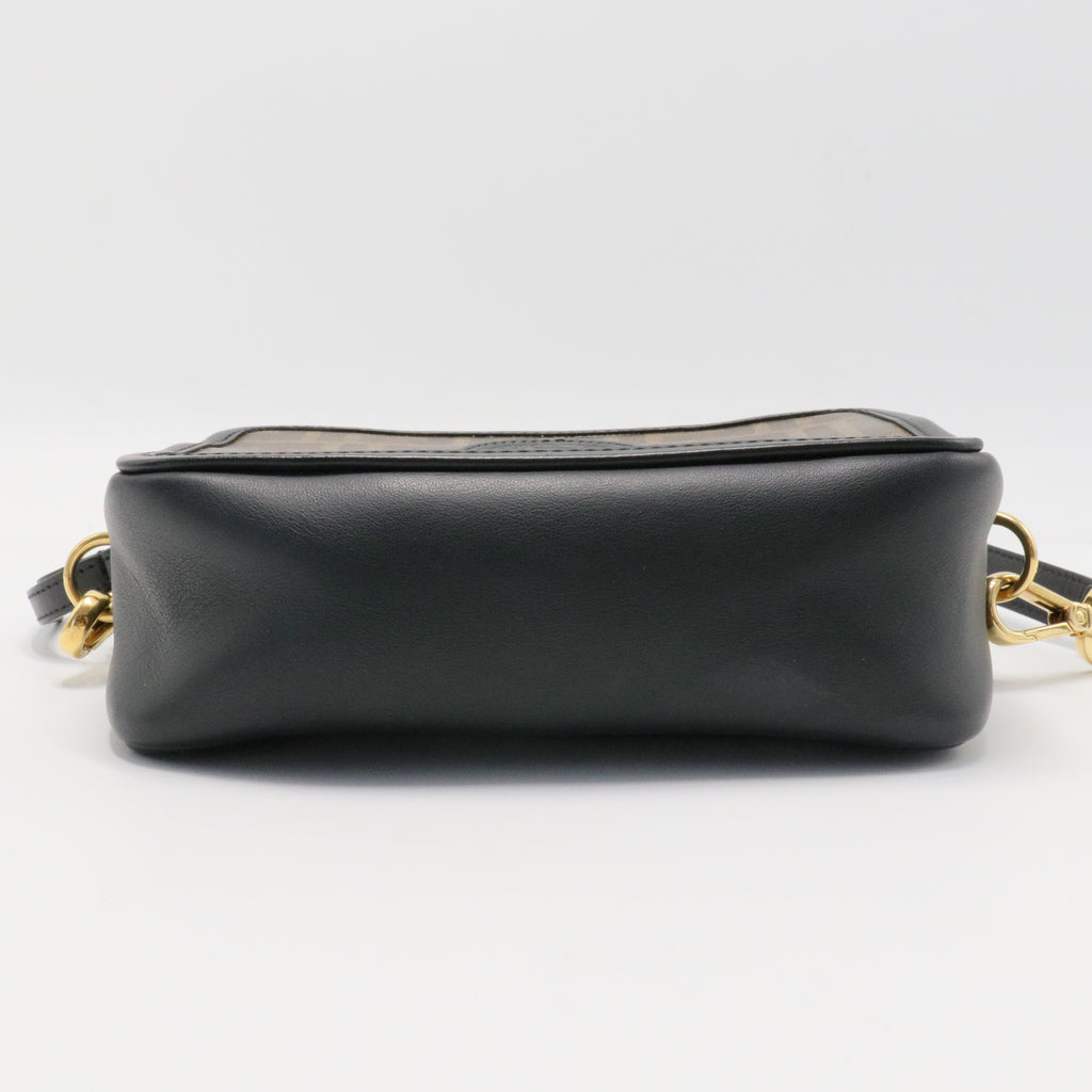 FF Logo Stamp Camera Bag Zucca Coated Canvas Mini