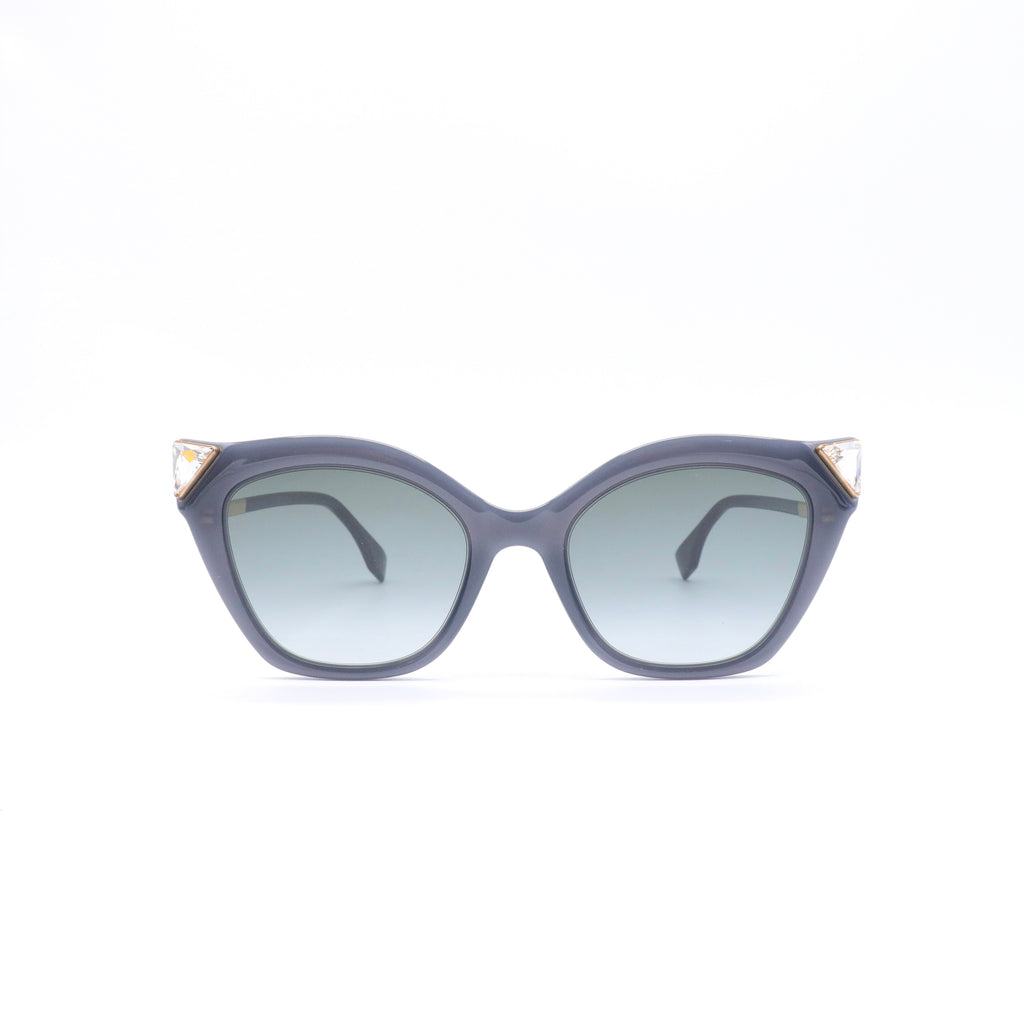 Iridia Grey Shaded Cat Eye Ladies Sunglasses