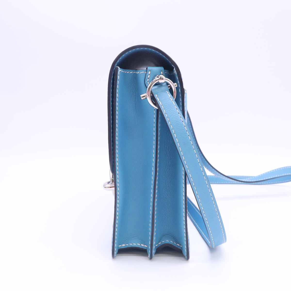 Hermes Evercolor Sac Roulis 23 Bleu Du Nord B24597