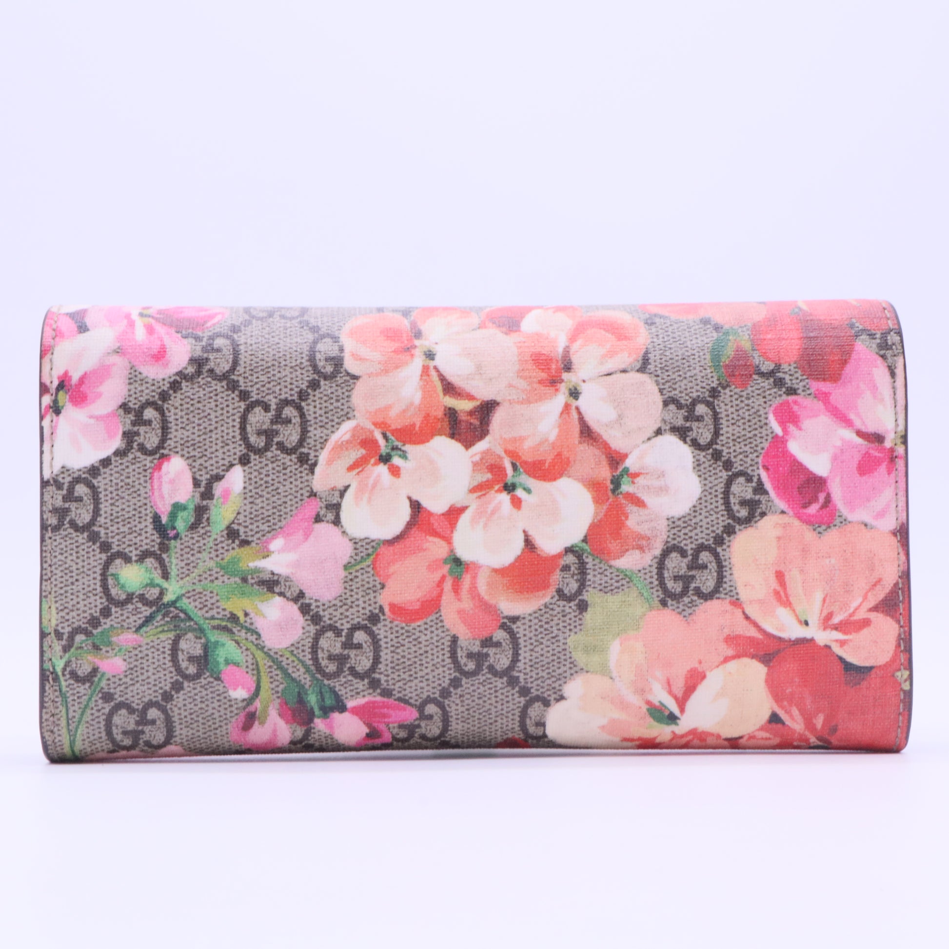 Continental Wallet GG Supreme / Bloom Canvas