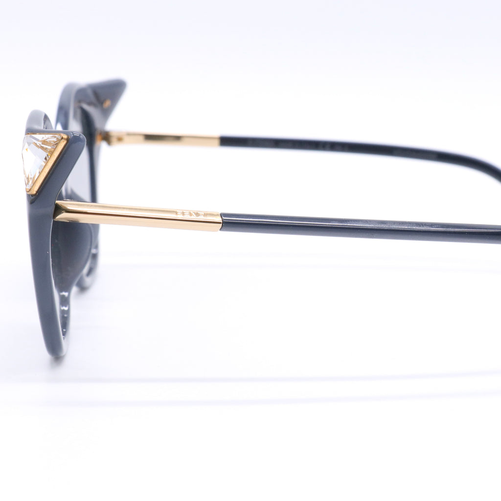 Iridia Grey Shaded Cat Eye Ladies Sunglasses