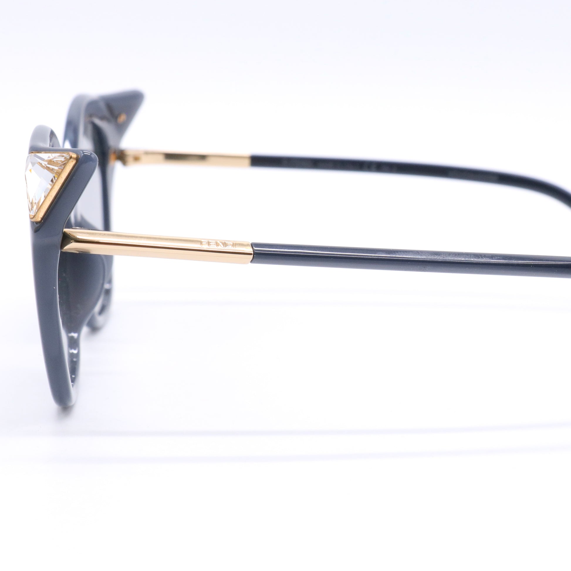 Iridia Grey Shaded Cat Eye Ladies Sunglasses