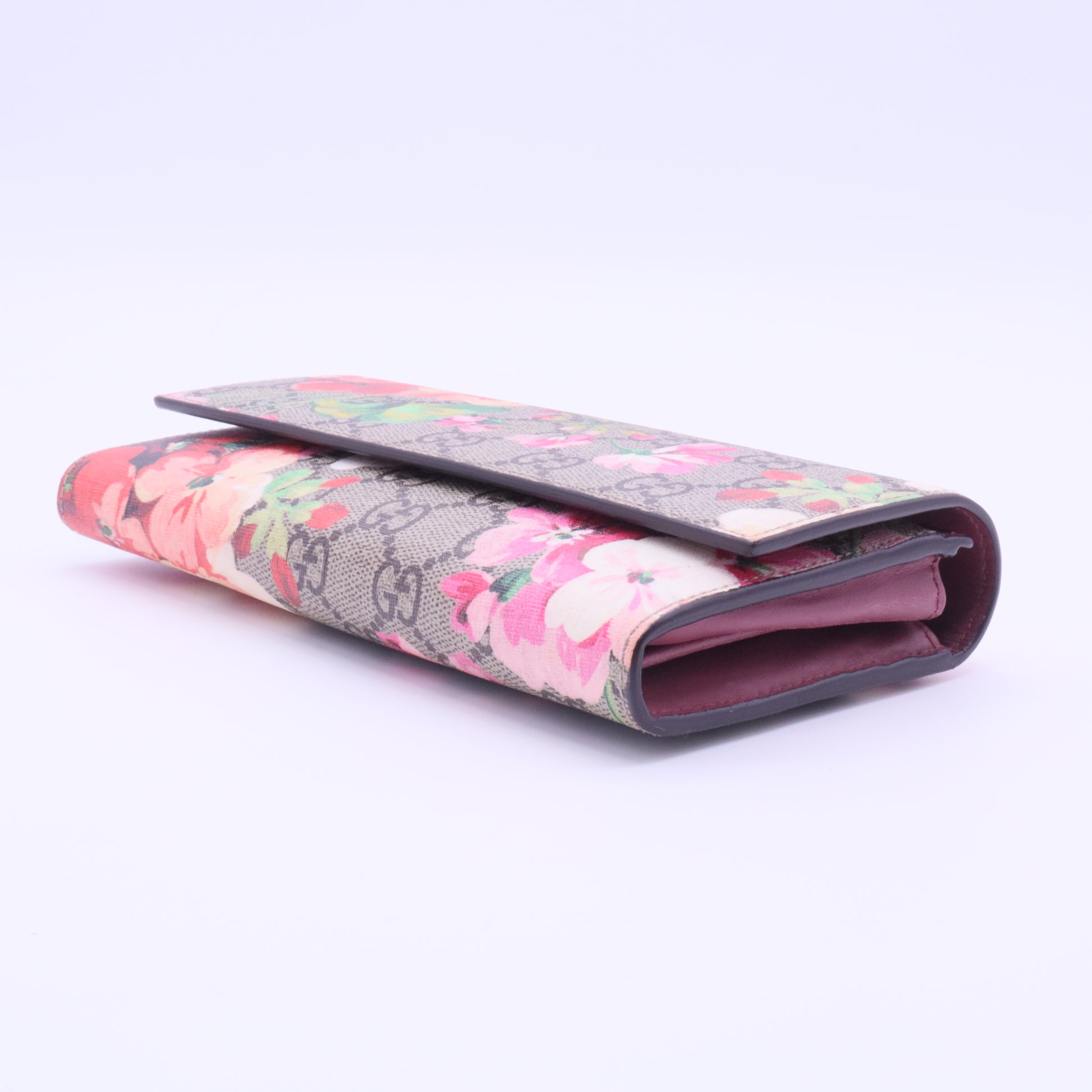 Continental Wallet GG Supreme / Bloom Canvas