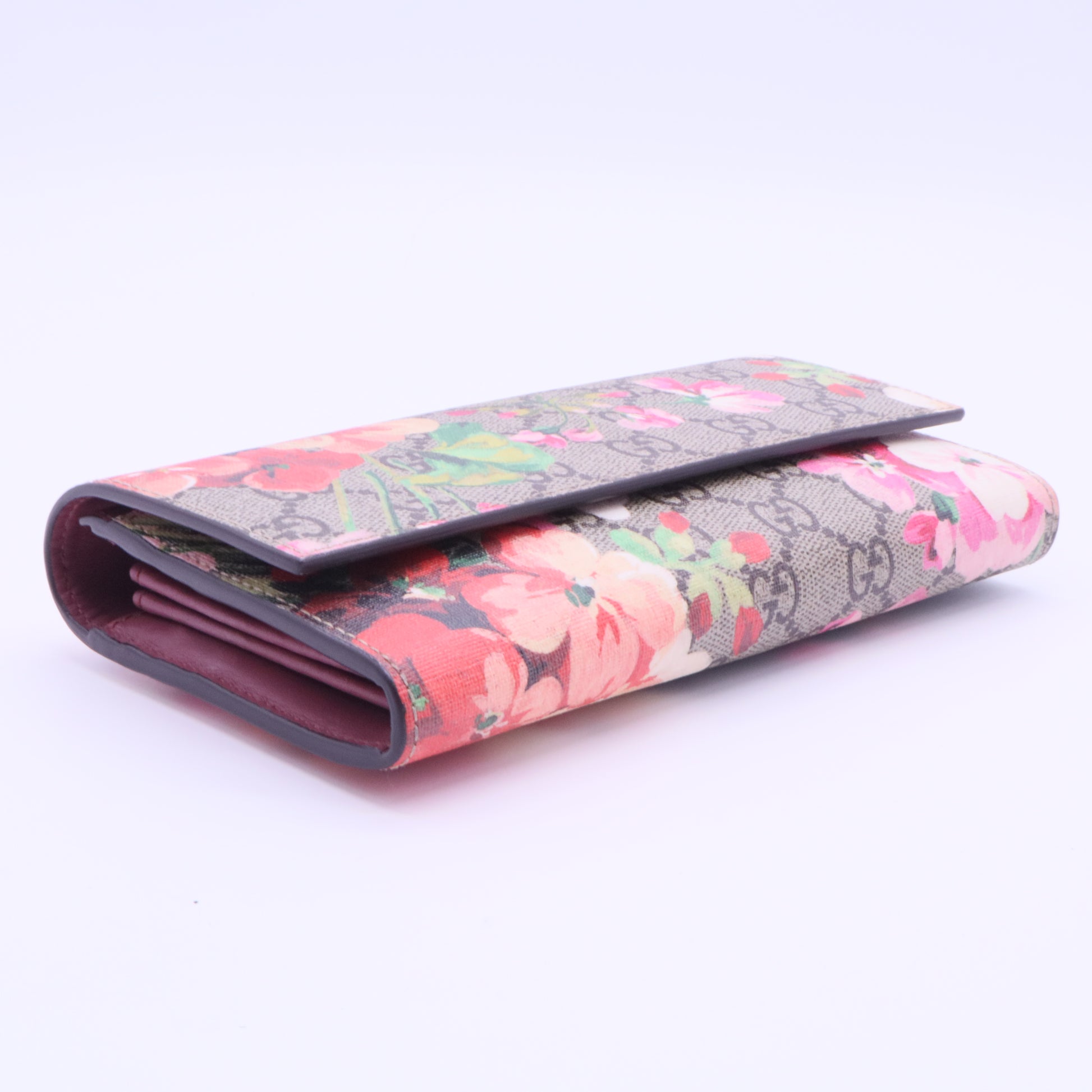 Continental Wallet GG Supreme / Bloom Canvas