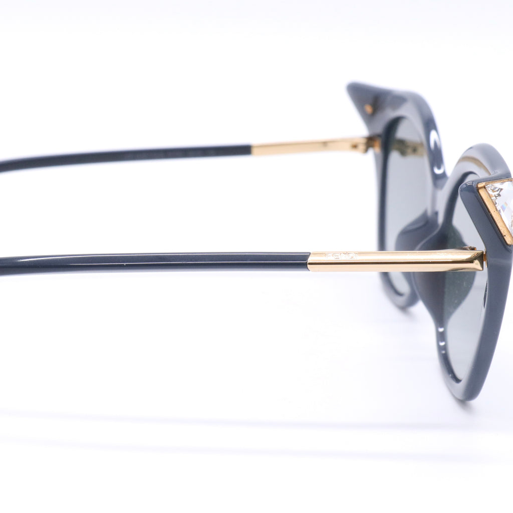 Iridia Grey Shaded Cat Eye Ladies Sunglasses