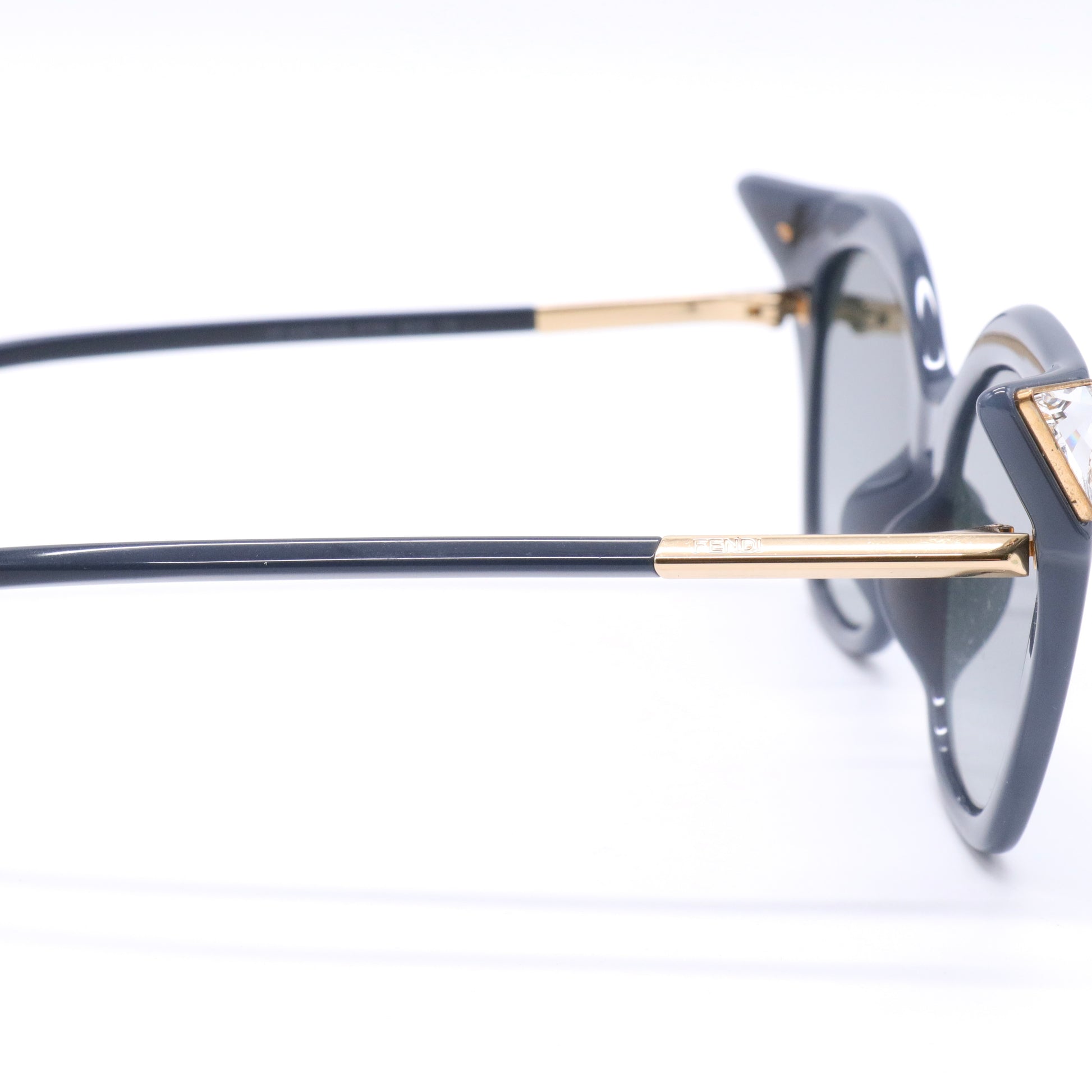 Iridia Grey Shaded Cat Eye Ladies Sunglasses