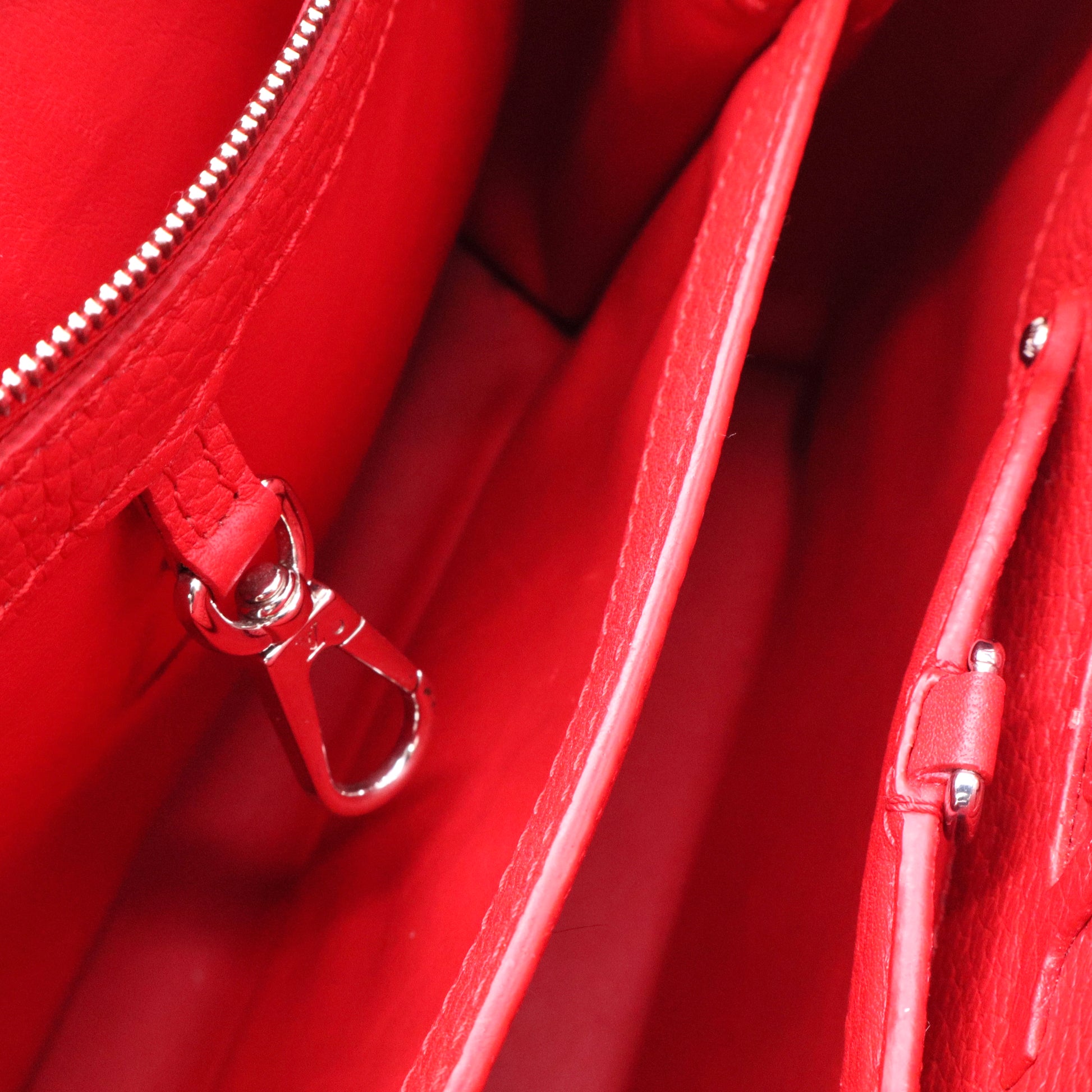 Capucines Bag Leather with Python PM Twins LDJ3330