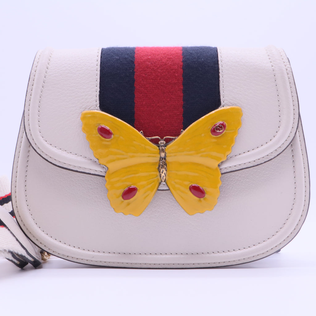 Linea Totem Web Shoulder Bag Leather Small