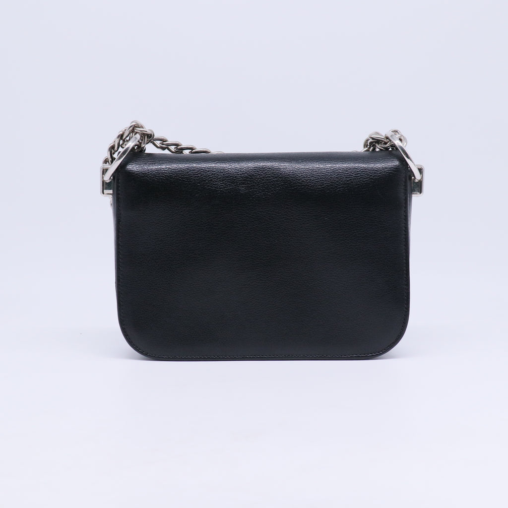 Glace Calfskin Arcade Crossbody Bag Lacca B21659