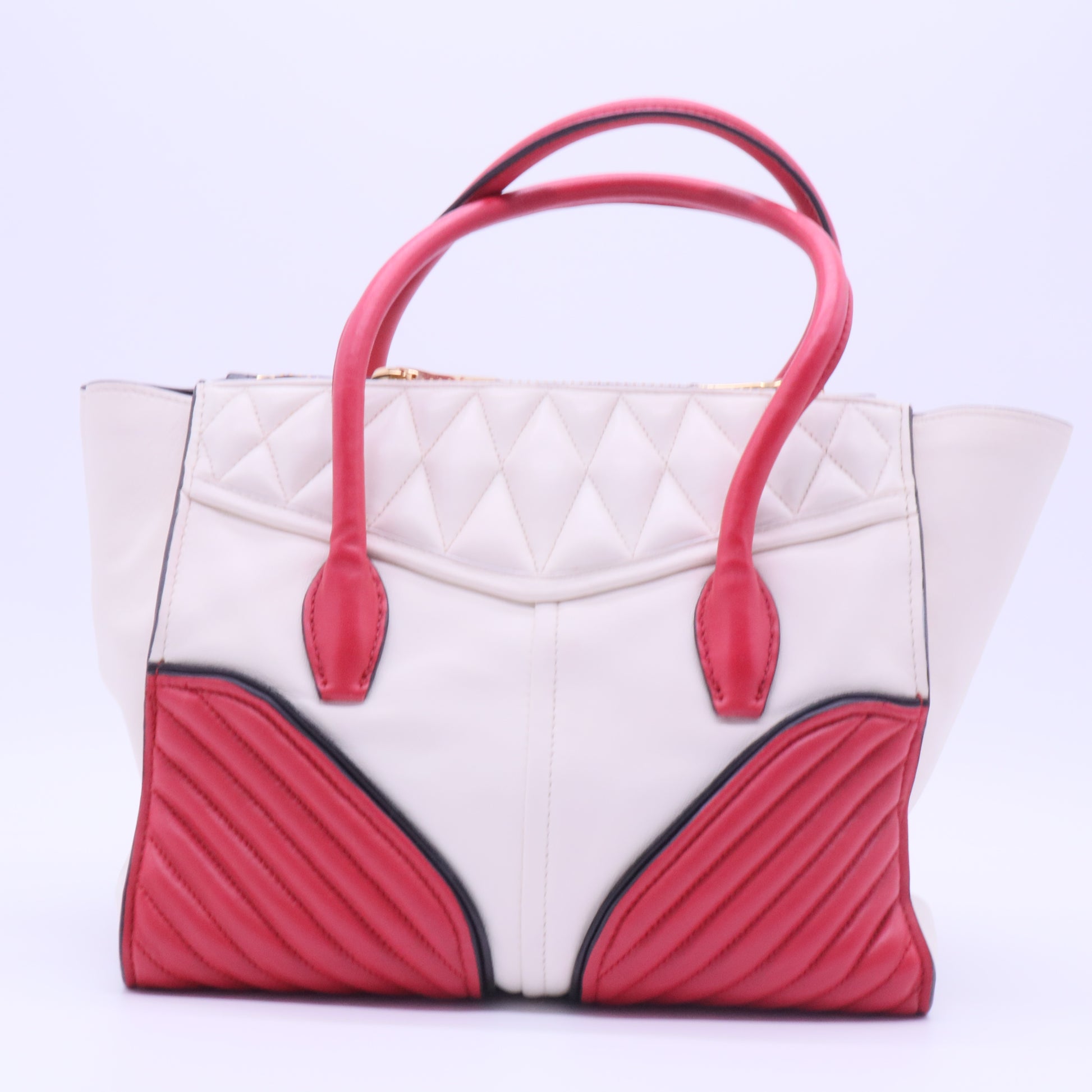 Biker Nappa Twin Pocket Satchel for Gisel