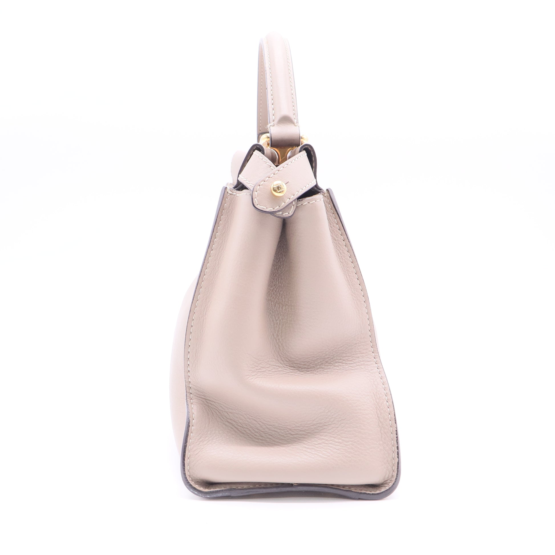Fendi Peekaboo Bag Rigid Leather Regular  twins LDJ2553