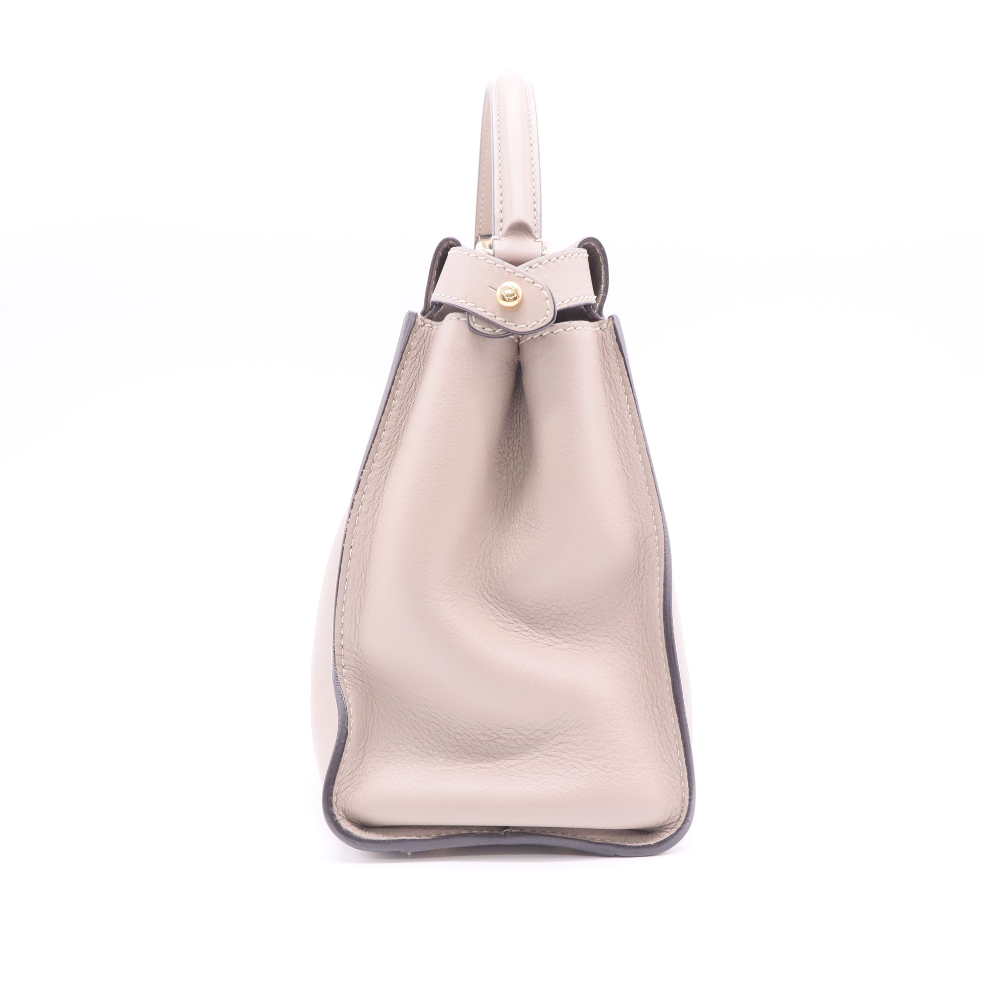 Fendi Peekaboo Bag Rigid Leather Regular  twins LDJ2553