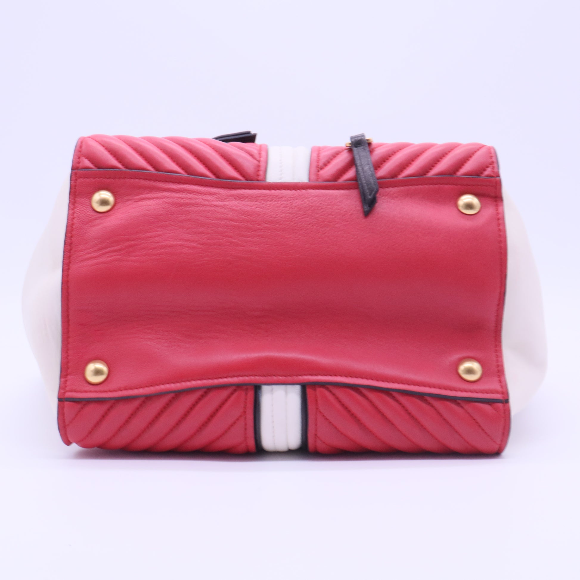 Biker Nappa Twin Pocket Satchel for Gisel