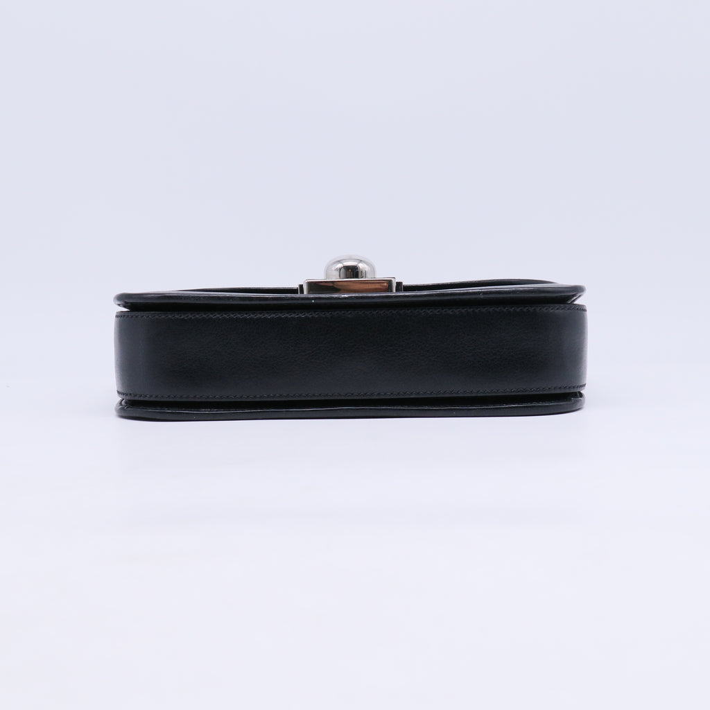 Glace Calfskin Arcade Crossbody Bag Lacca B21659