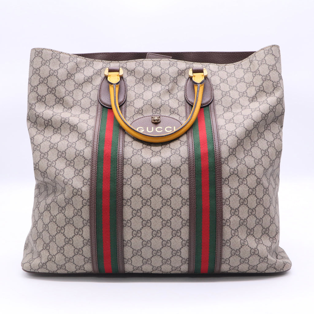 Gucci Monogram Lovely Heart Top Handle Dark Brown Twins LDJ3317