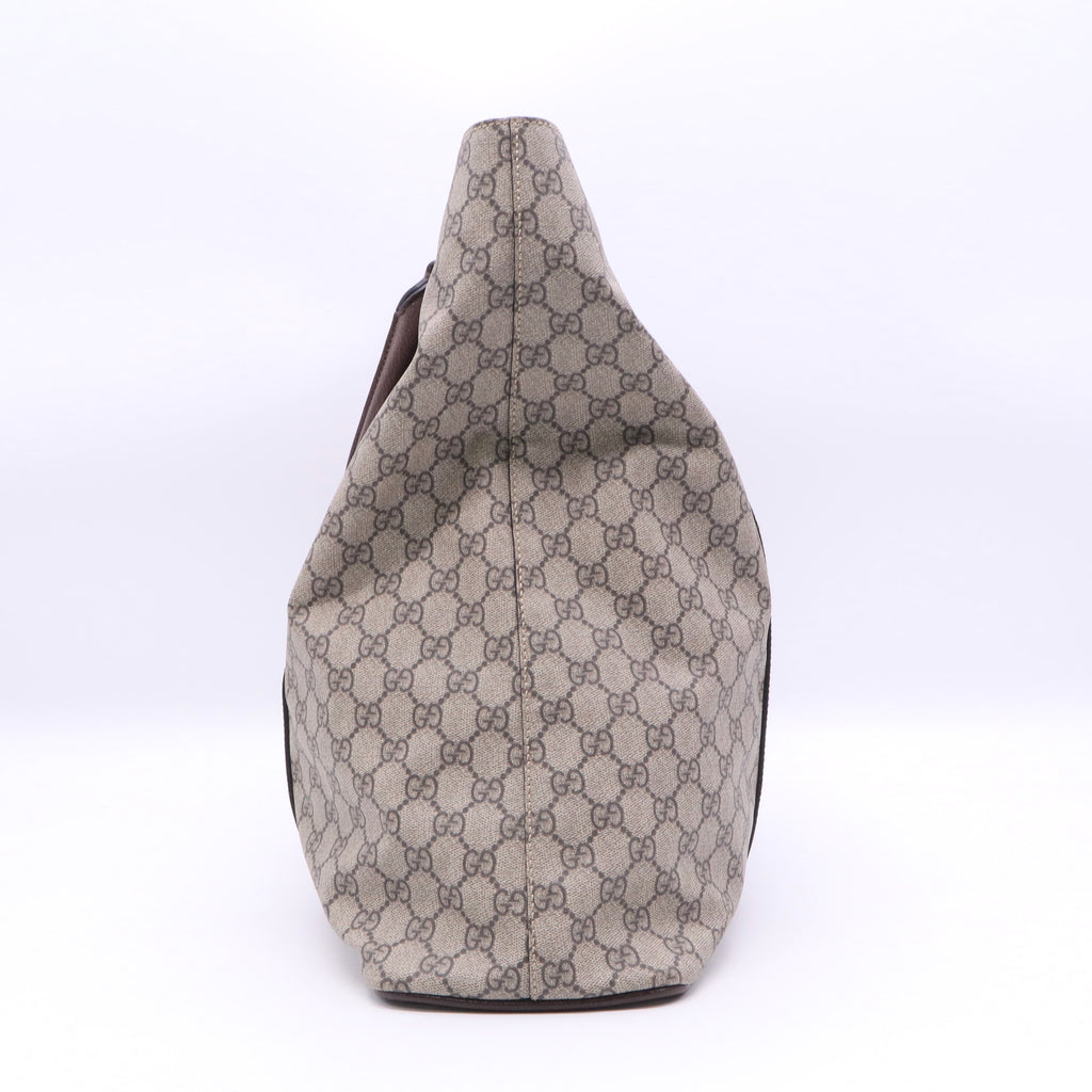 Gucci Monogram Lovely Heart Top Handle Dark Brown Twins LDJ3317