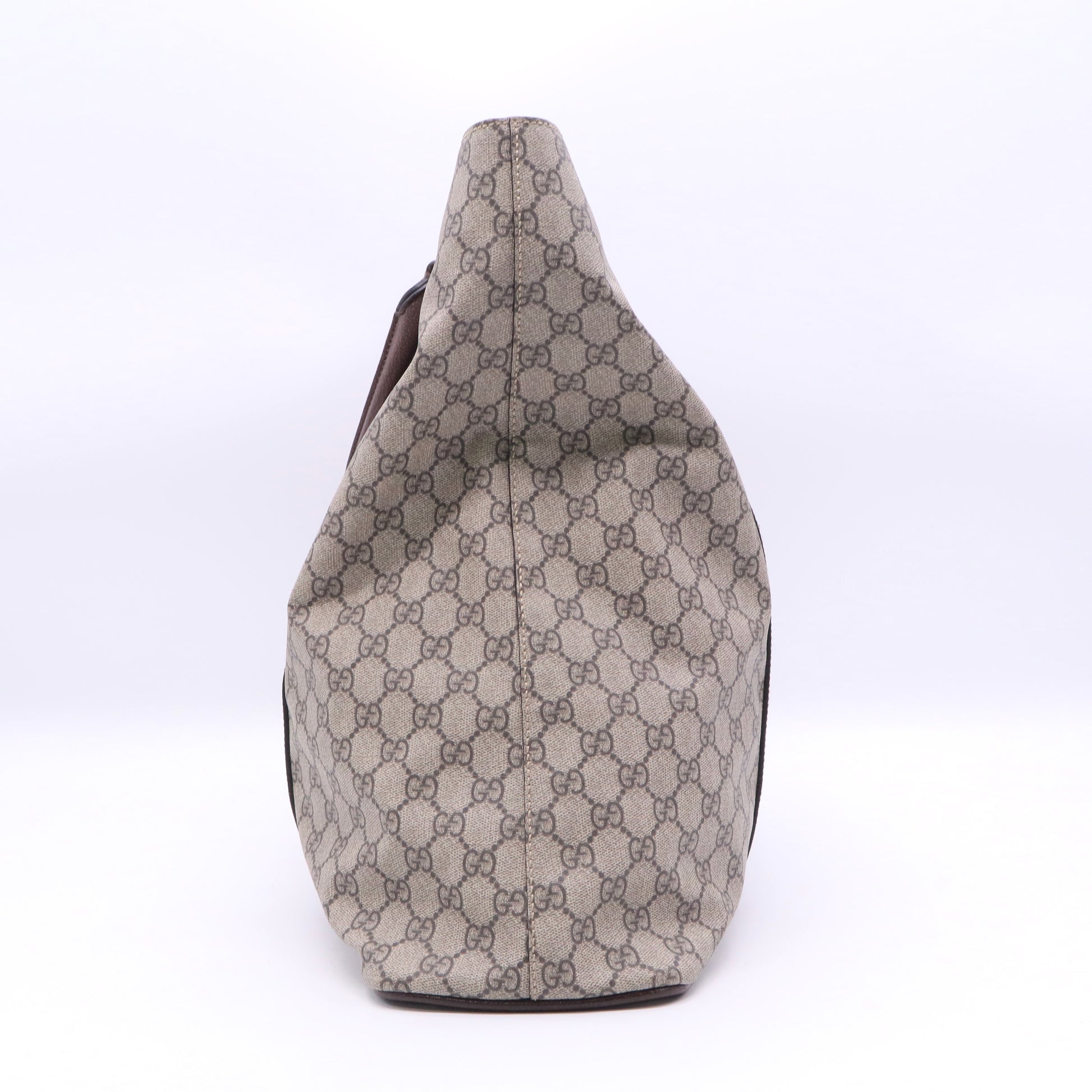 Gucci Monogram Lovely Heart Top Handle Dark Brown Twins LDJ3317